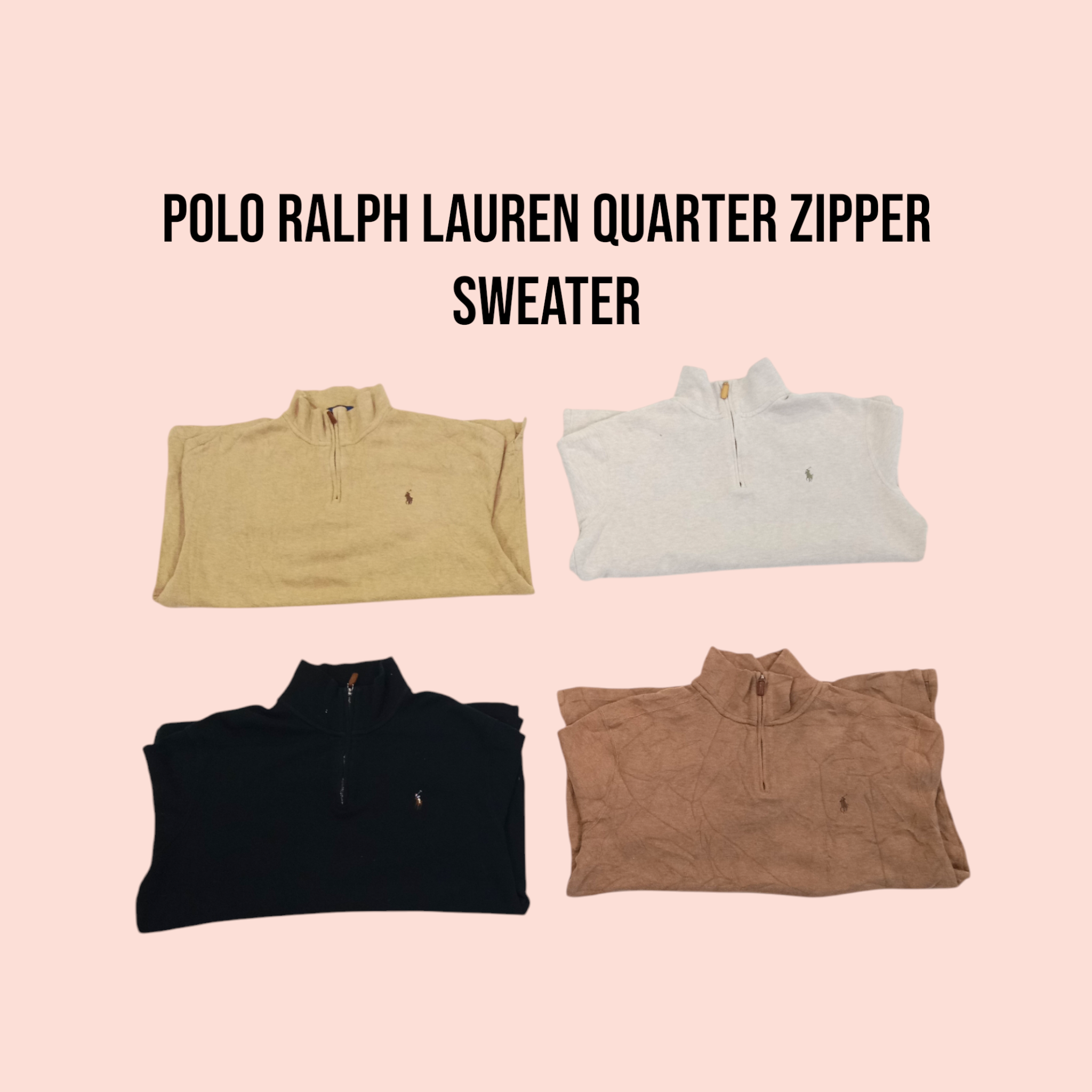 Polo Ralph Lauren pull zippé 1/4