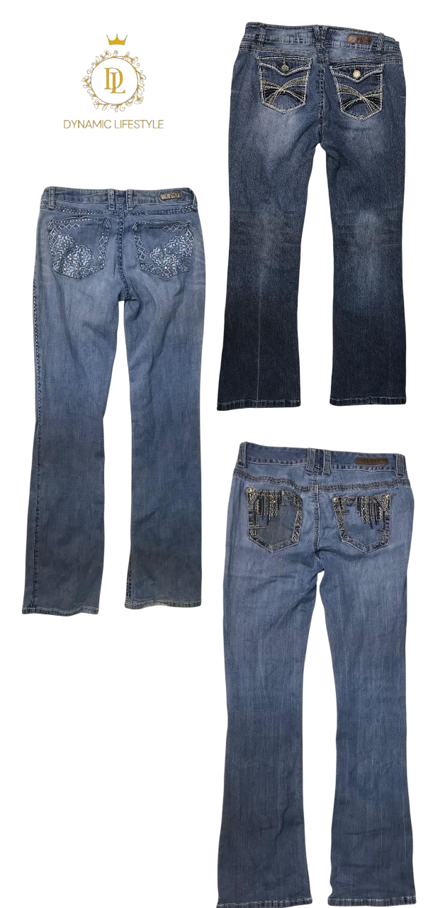 Jeans évasés 20 pièces