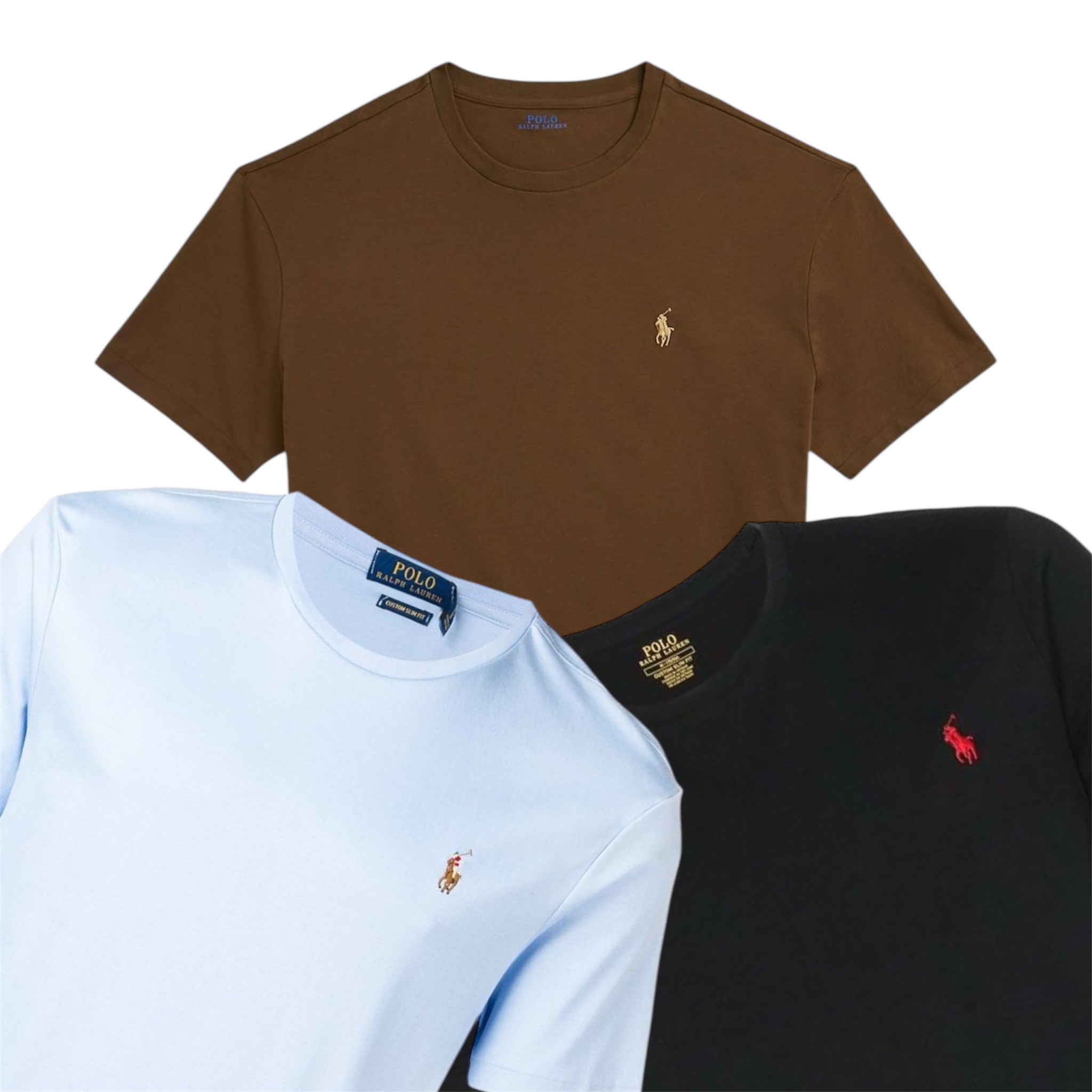 50x Polo Round Neck T-Shirts (Representative Bundle)