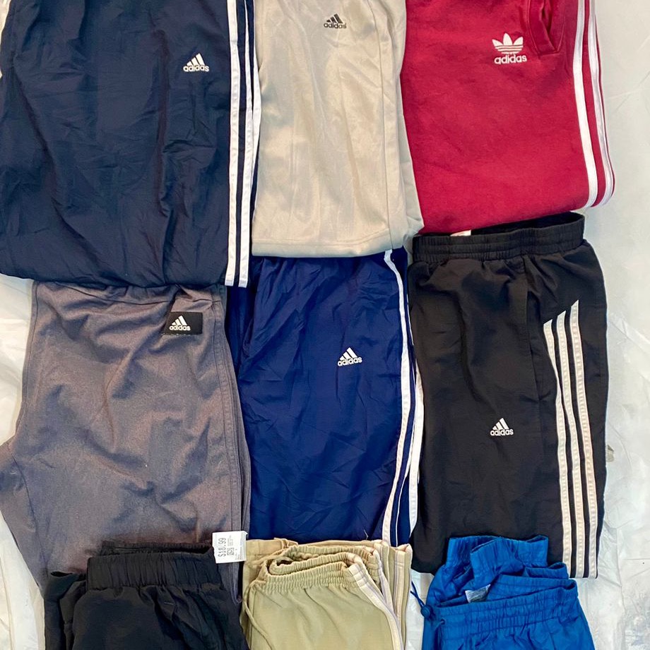 Mixed brand track pants