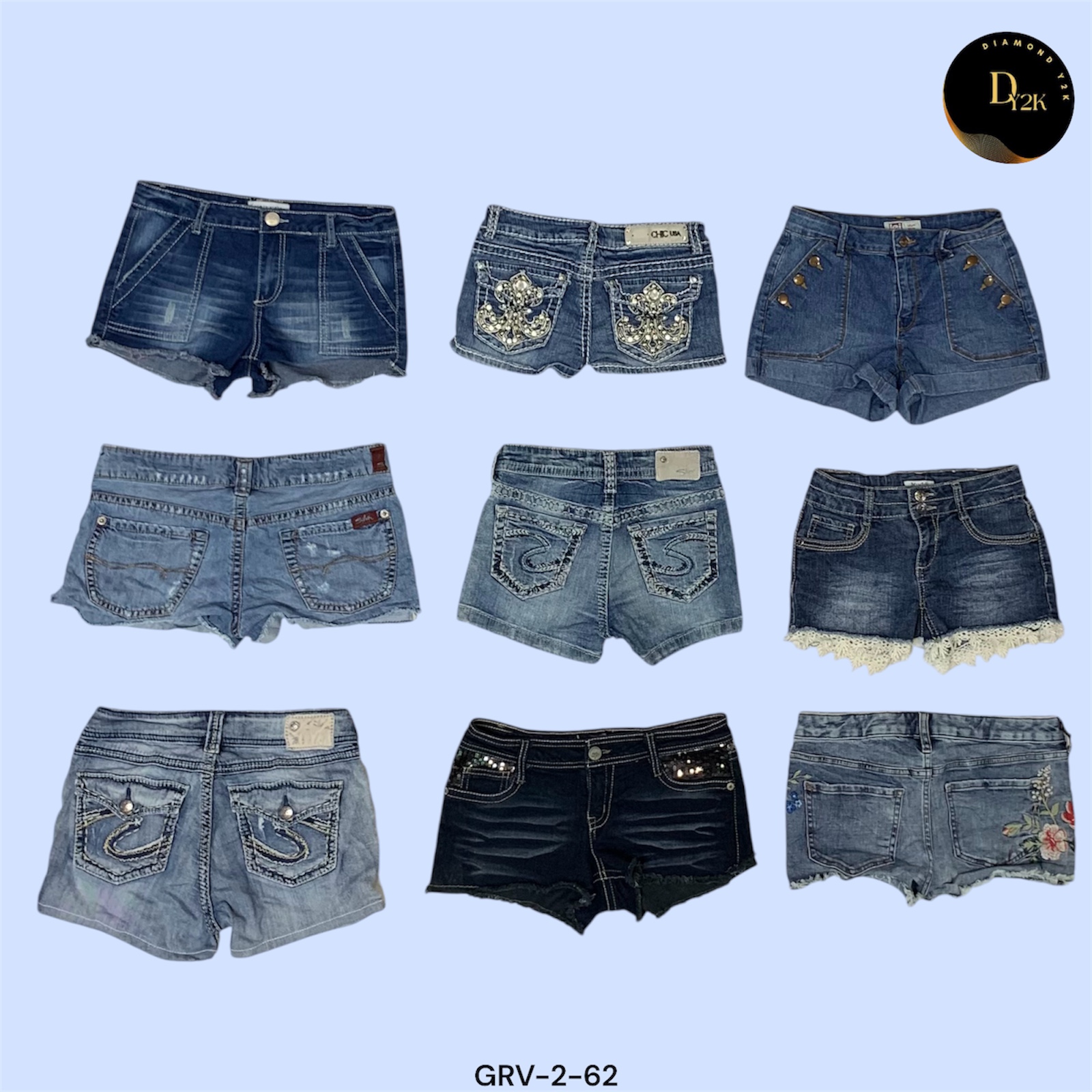 Trendy Y2K Denim Mini Skirt (GRV-2-062)