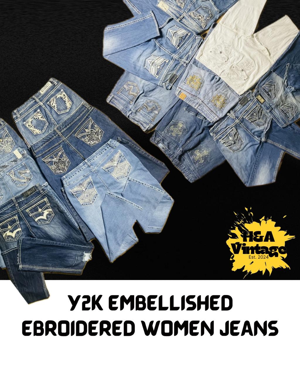 Embellished and Embroidered Women Jeans