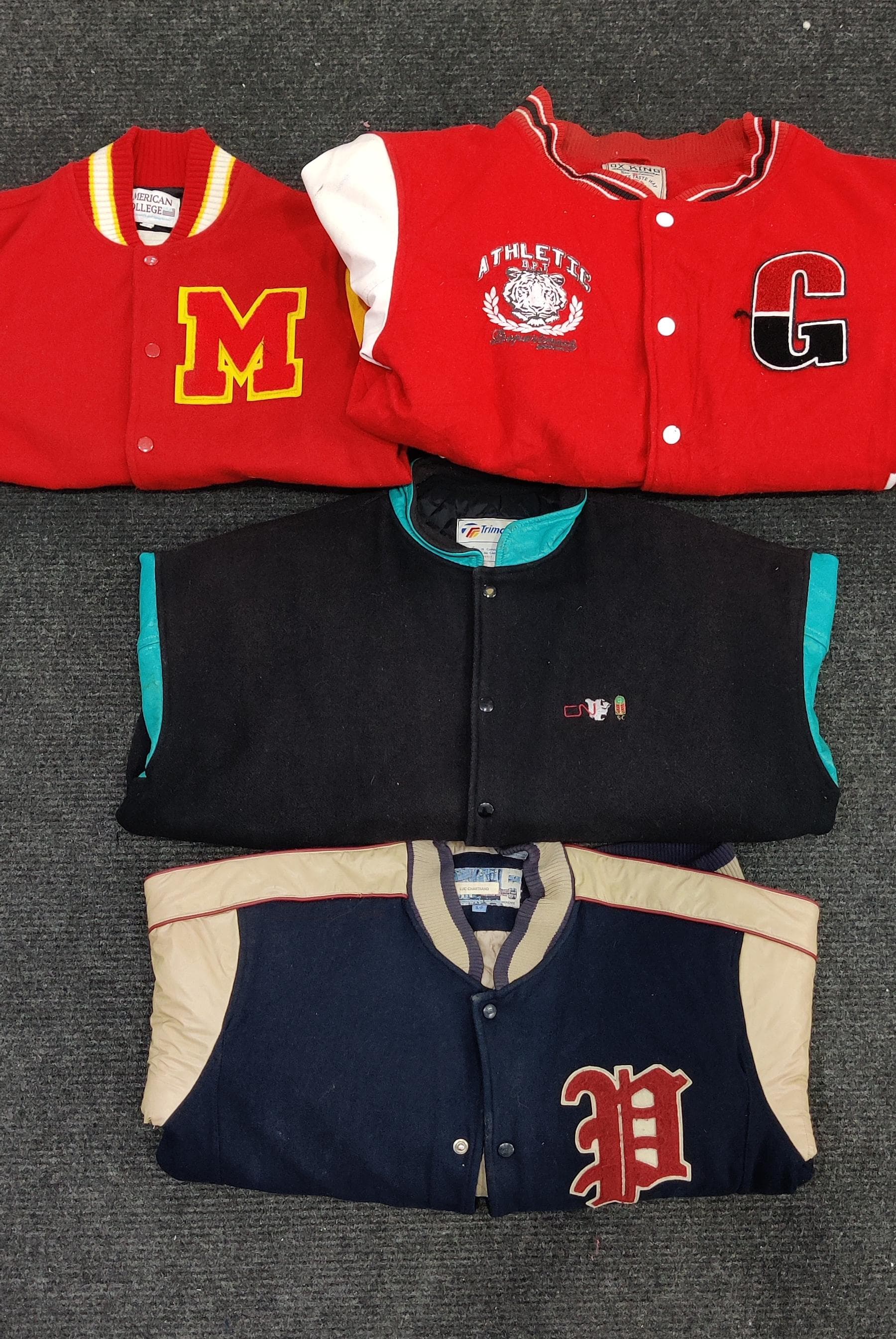 Baseball varsity jackets