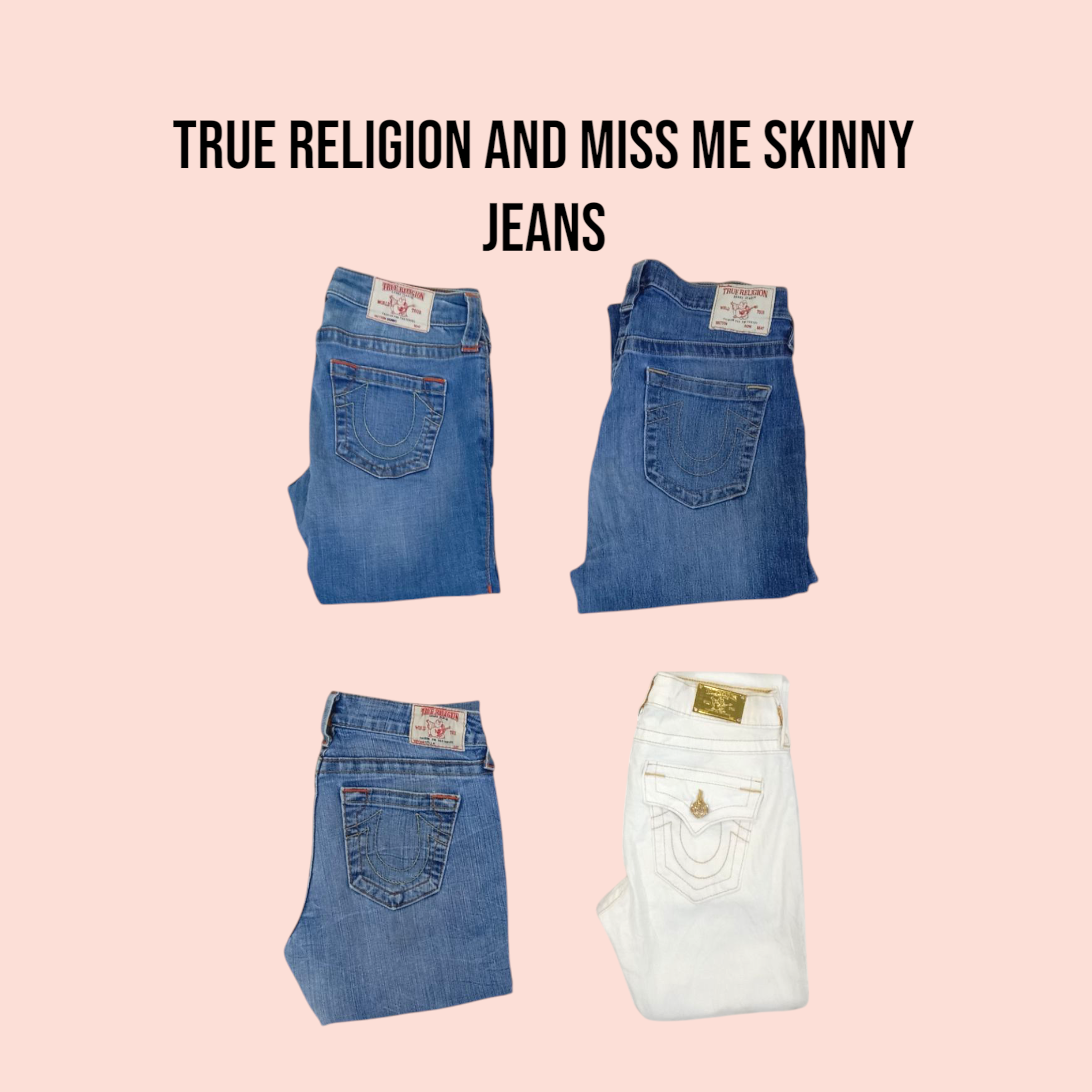 True Religion und Miss Me Slim Fit Jeans