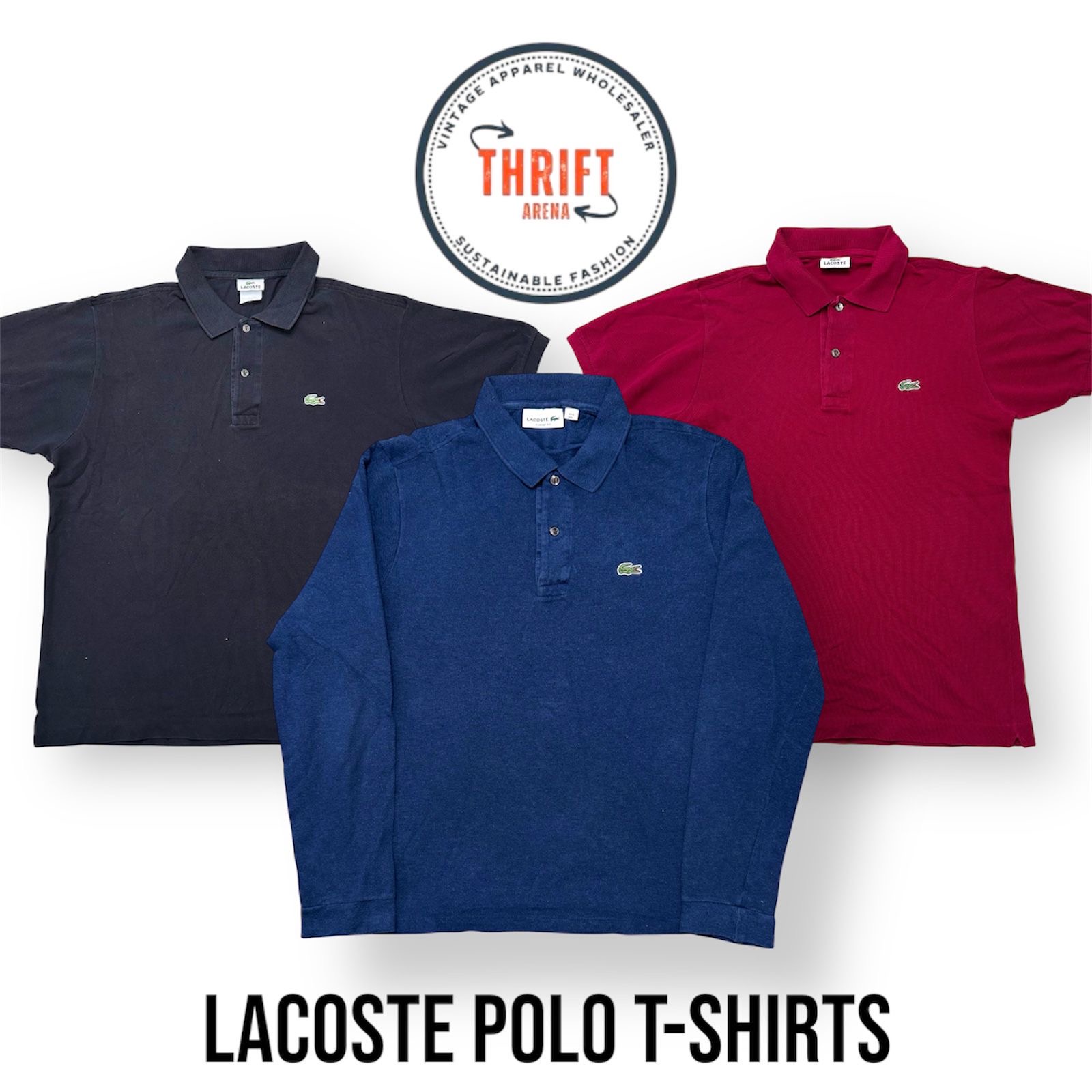 T756 Polo T-shirt Lacoste 18 pezzi