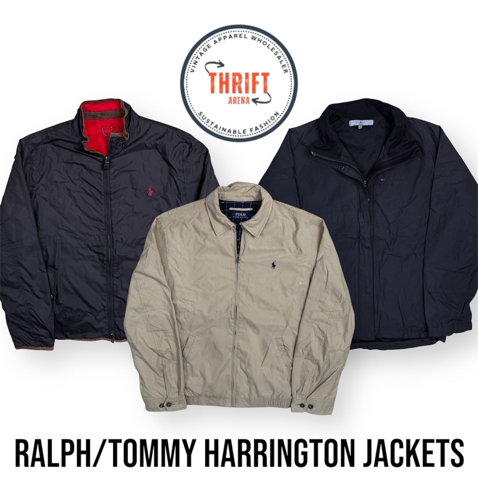 #VV763 Ralph Lauren/Tommy Harrington Jackets 15PCs