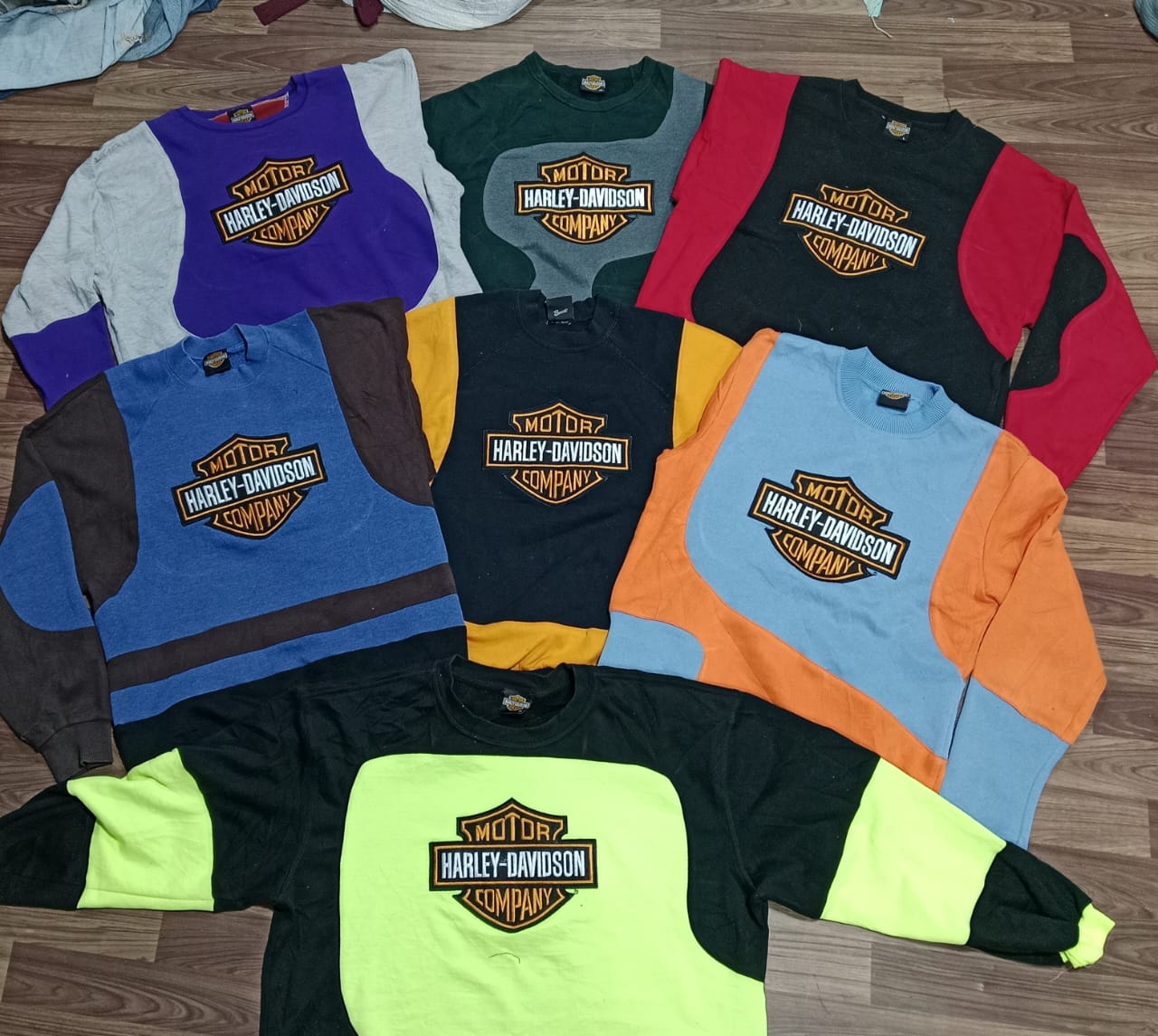 Rework Style Harley Davidson Sweatshirt 15 pieces