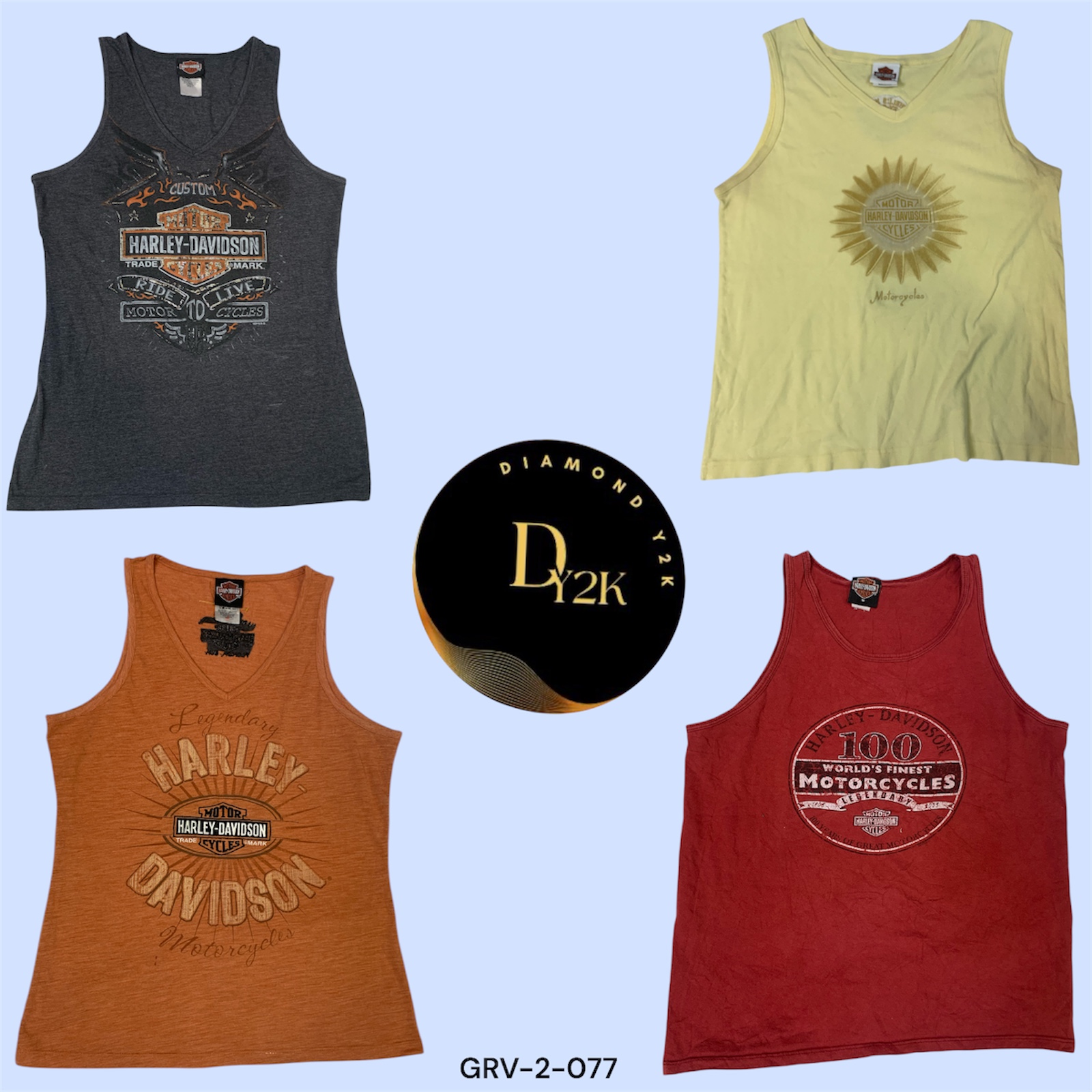 10 Tops Classiques Harley Davidson – Collection Vintage (GRV-2-077)