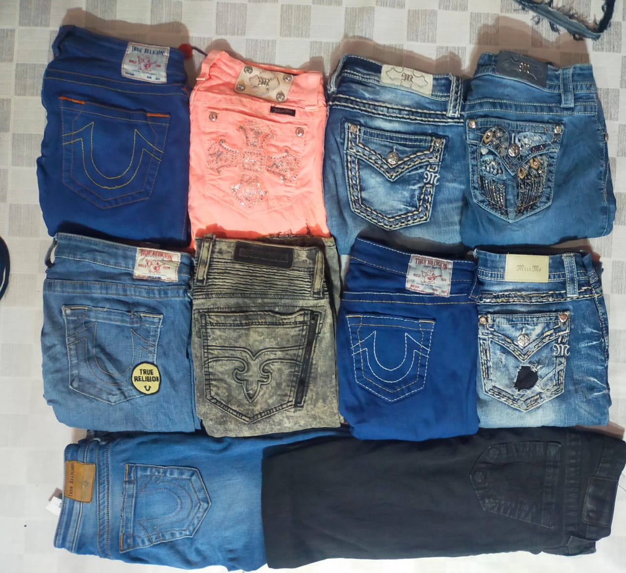 MISS ME ROCK REVIVAL E TRUE RELIGION TOTALE 12 PEZZI (ID 325)