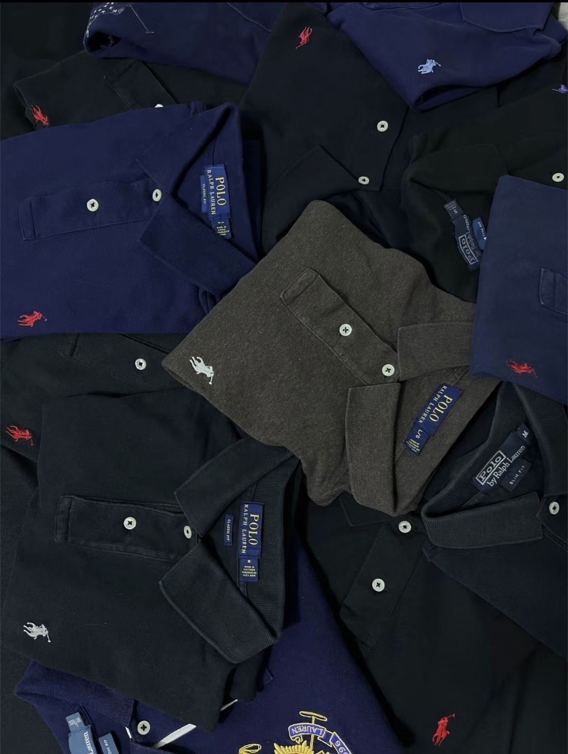 Ralph Lauren Polo Shirts 10 pcs Bundle