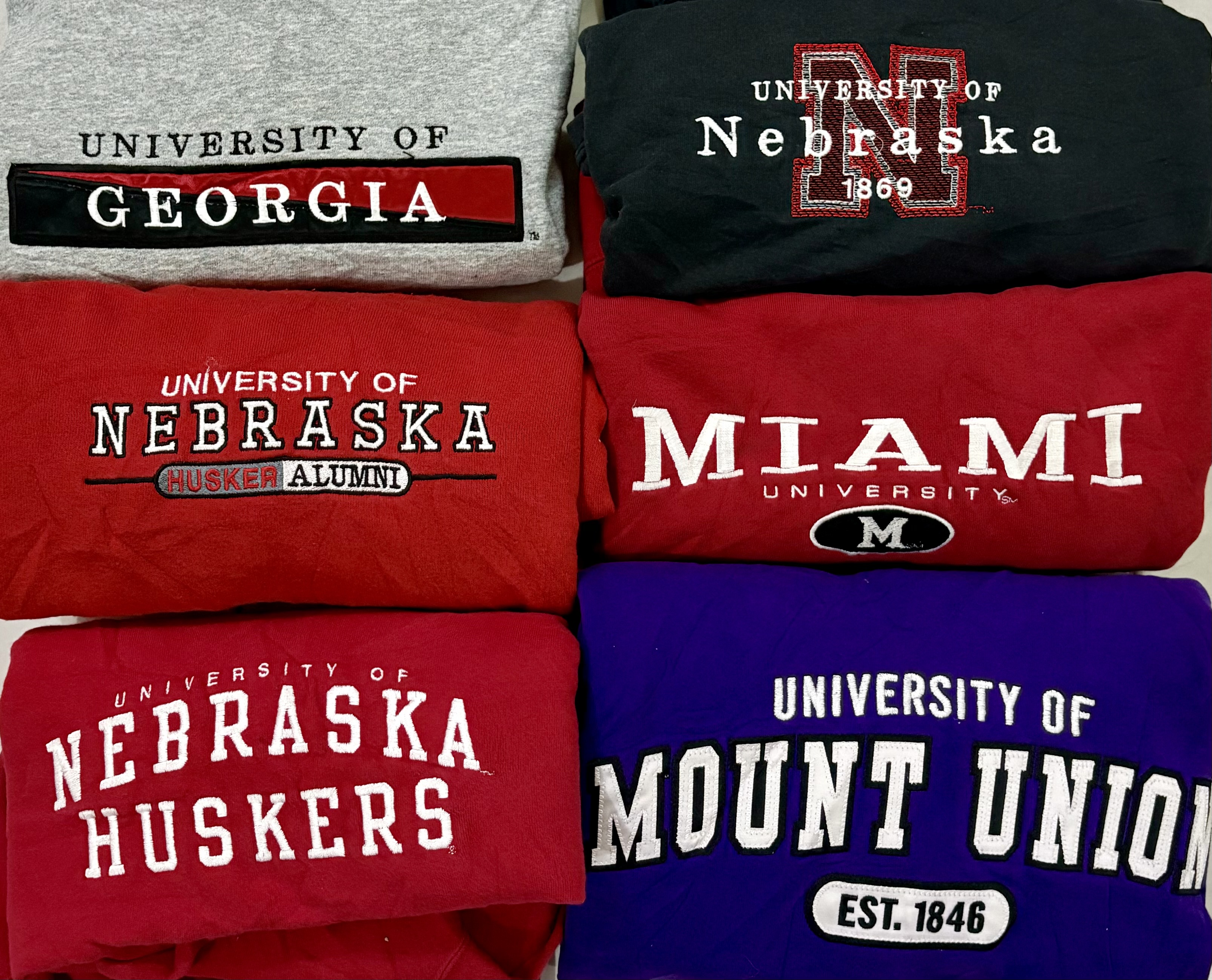 University and College Sweatshirts