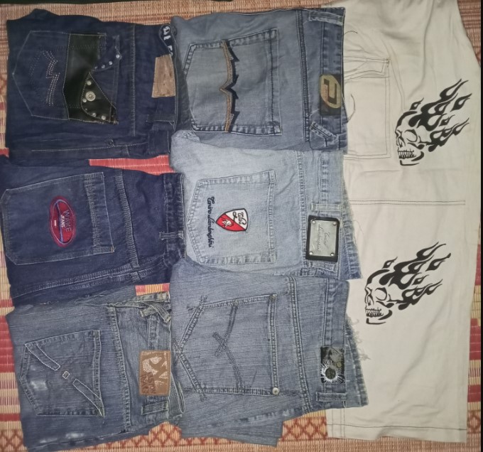 BAGGY JEANS 10 PAIRS (MR NO 104)