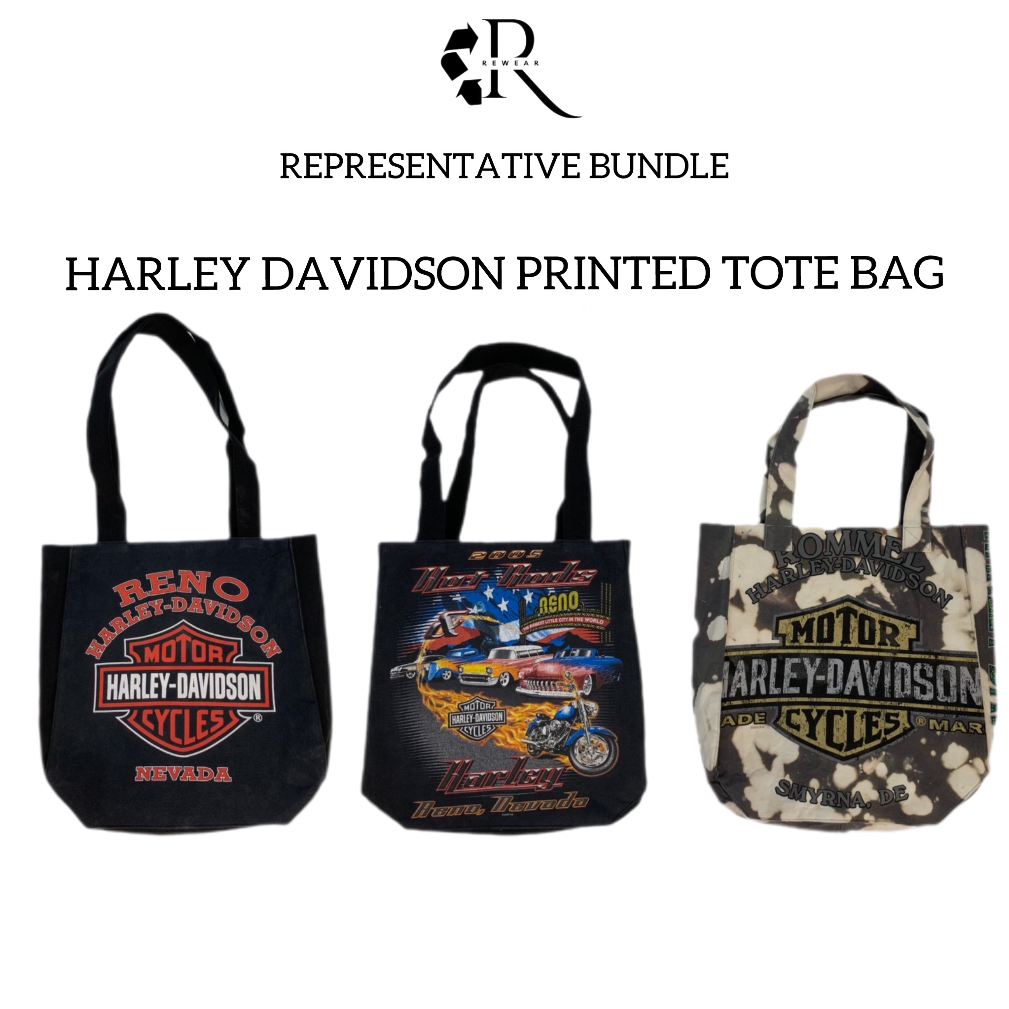 Sac fourre-tout reconfiguré Harley Davidson