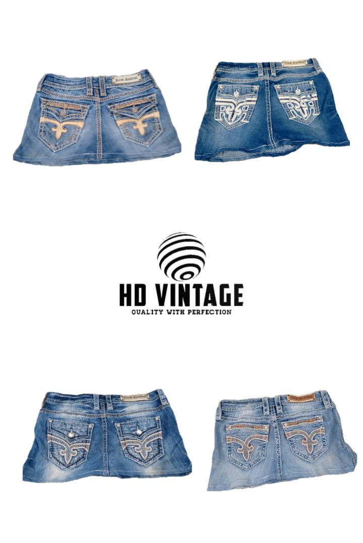 HD686 Ladies Y2K Rock Revival Skirts - 14 pcs