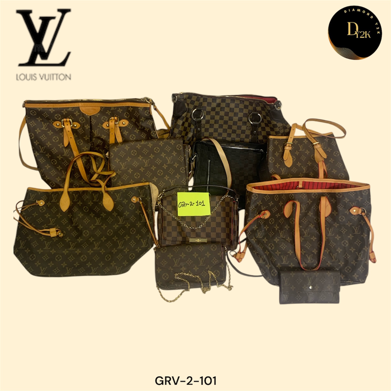 Sacs à main de luxe vintage L.V (GRV-2-101)