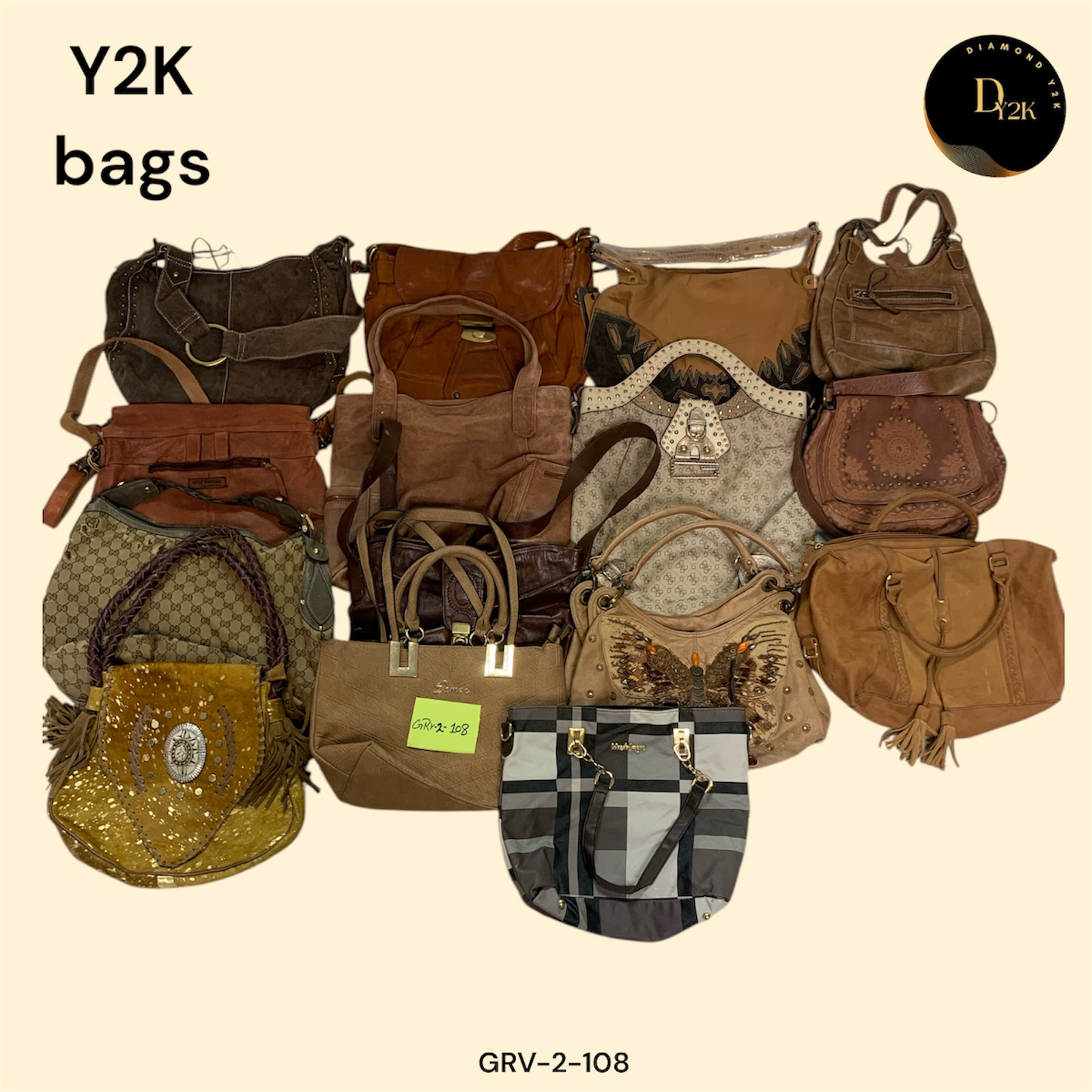 Y2K Leather Long Handbags - Sophisticated & Sleek (GRV-2-108)