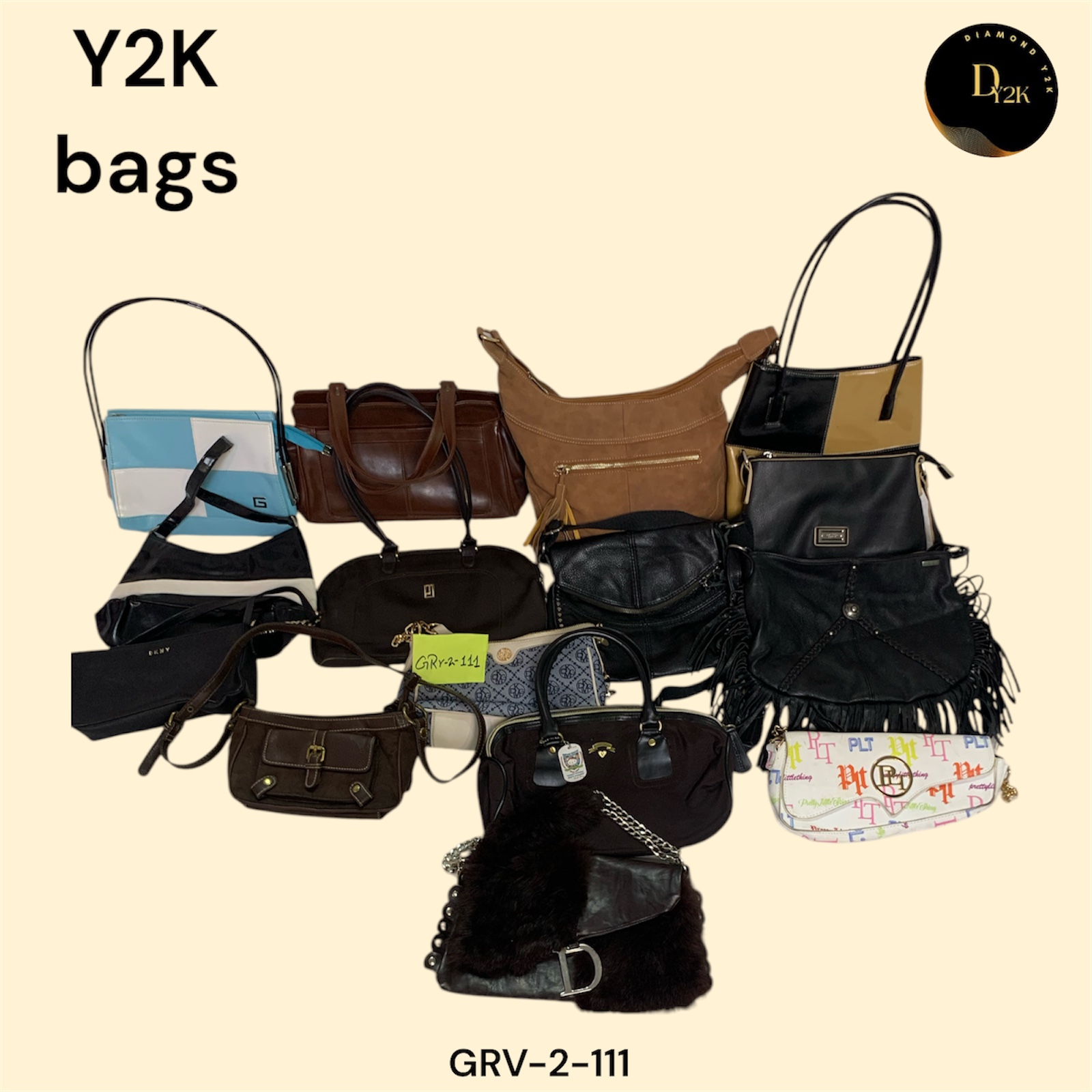 Sacs à main Y2K : accessoires rétro indispensables (GRV-2-111)