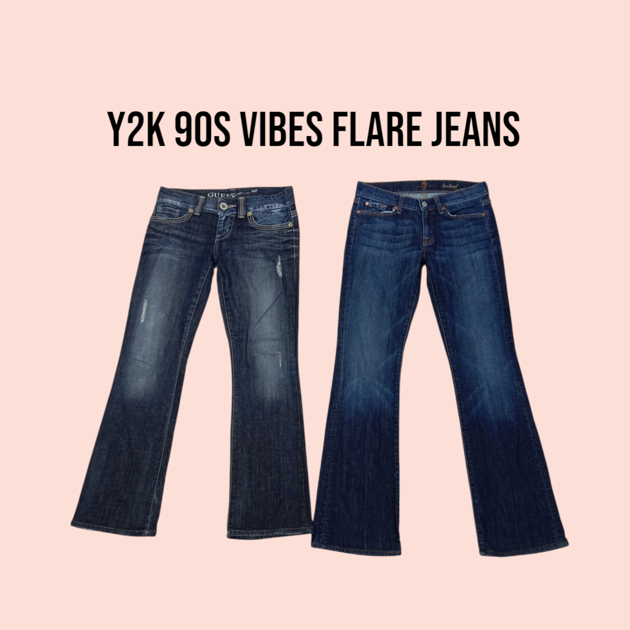 Y2k 90s Vibes Flare jeans