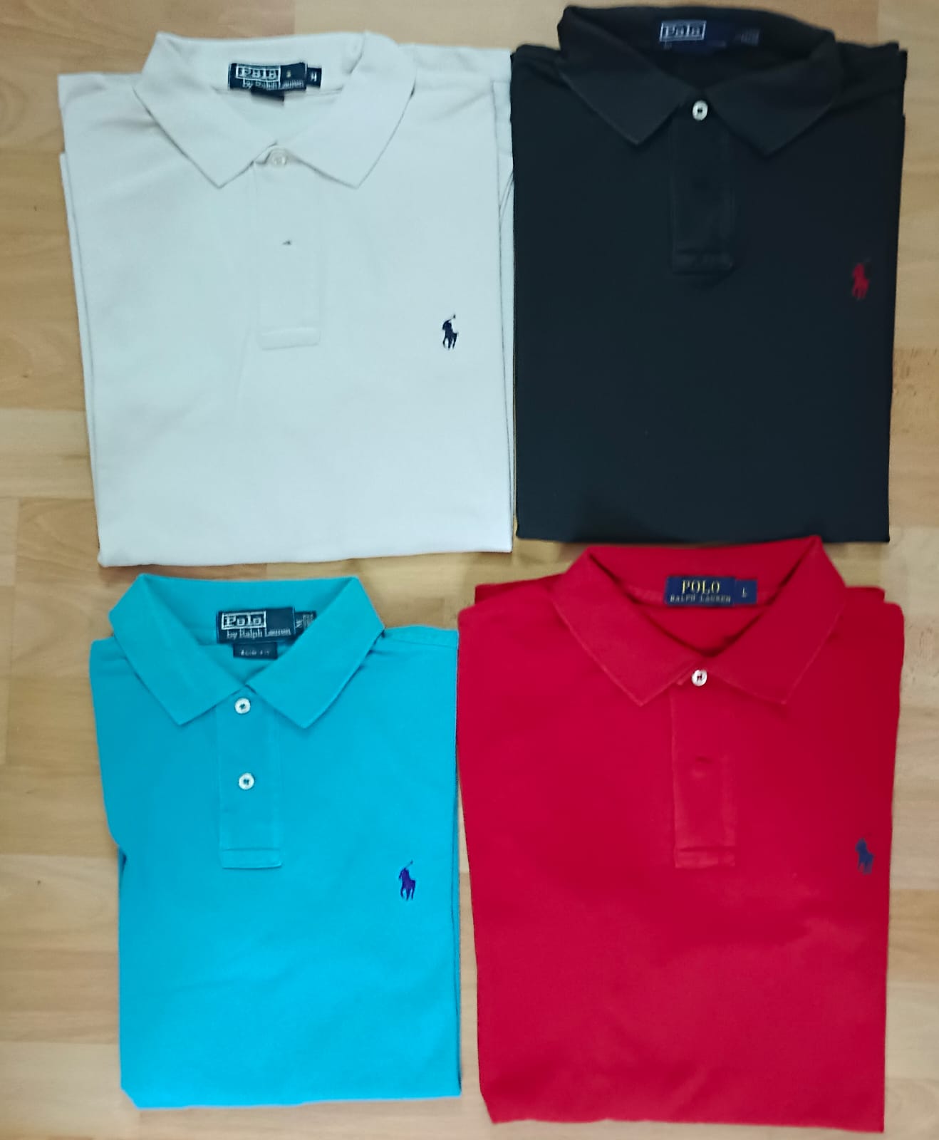 G0139 Ralph Lauren T-shirt col à trois boutons - 22 pièces