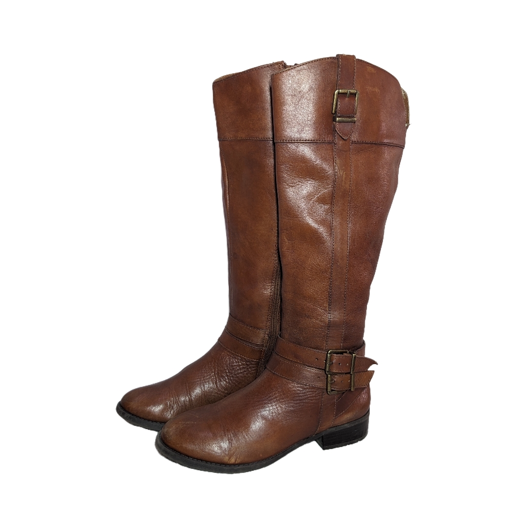 MV232# Vintage American Collection Flat Knee High Stadium Boots