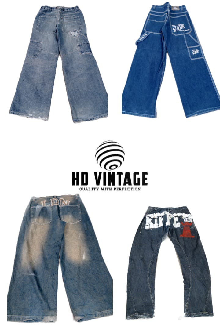 HD663 Men Baggy Hiphop Jeans - 15 pcs