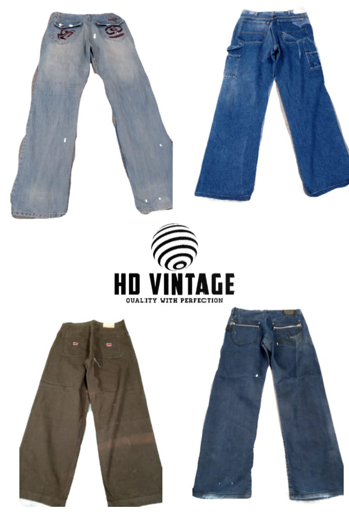 HD665 Men Baggy Jeans - 16 pcs