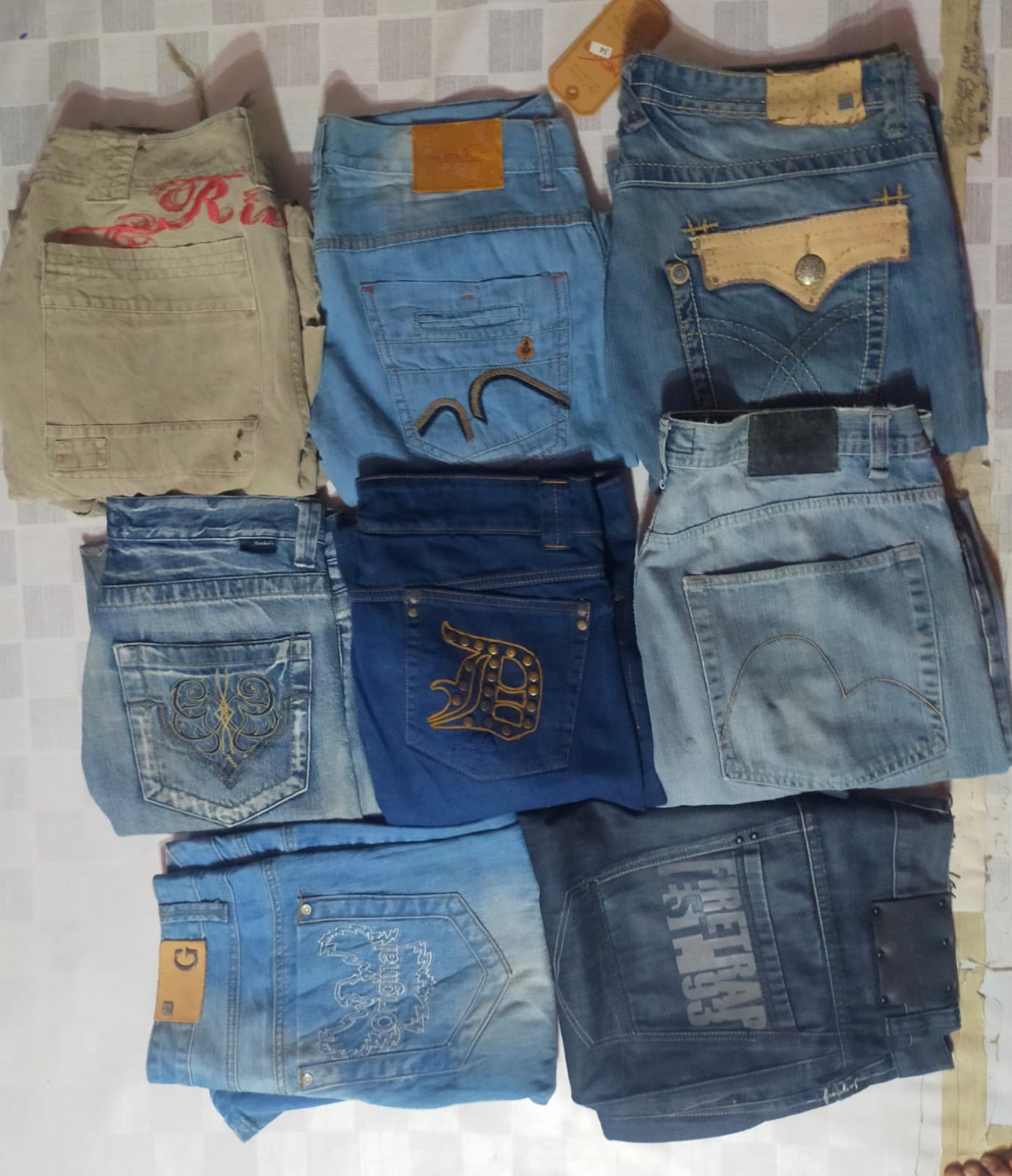 UNBRANDED  JEANS  TOTAL 13  PIECES (ID 328)