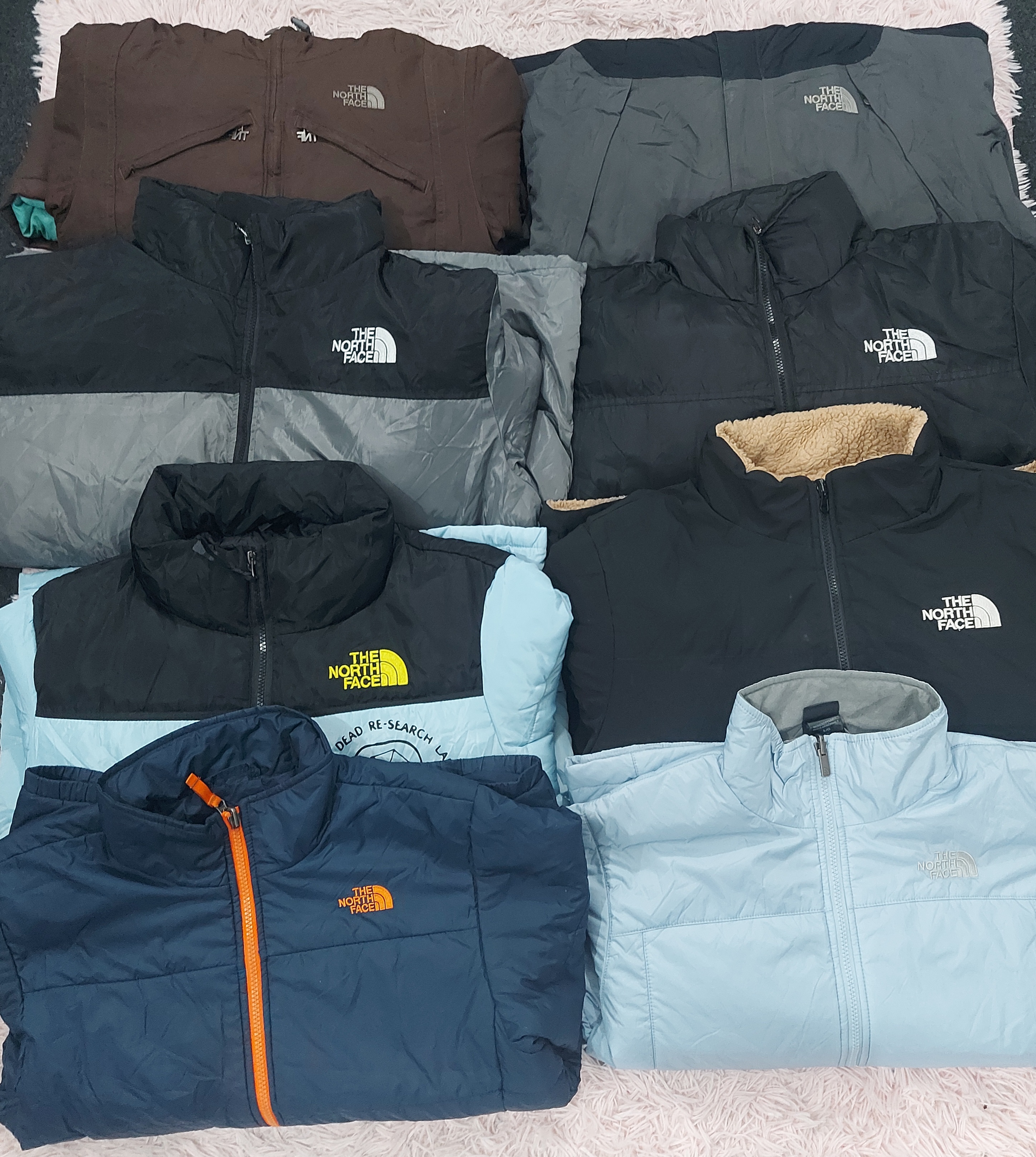 Les vestes matelassées The North Face 8 pièces