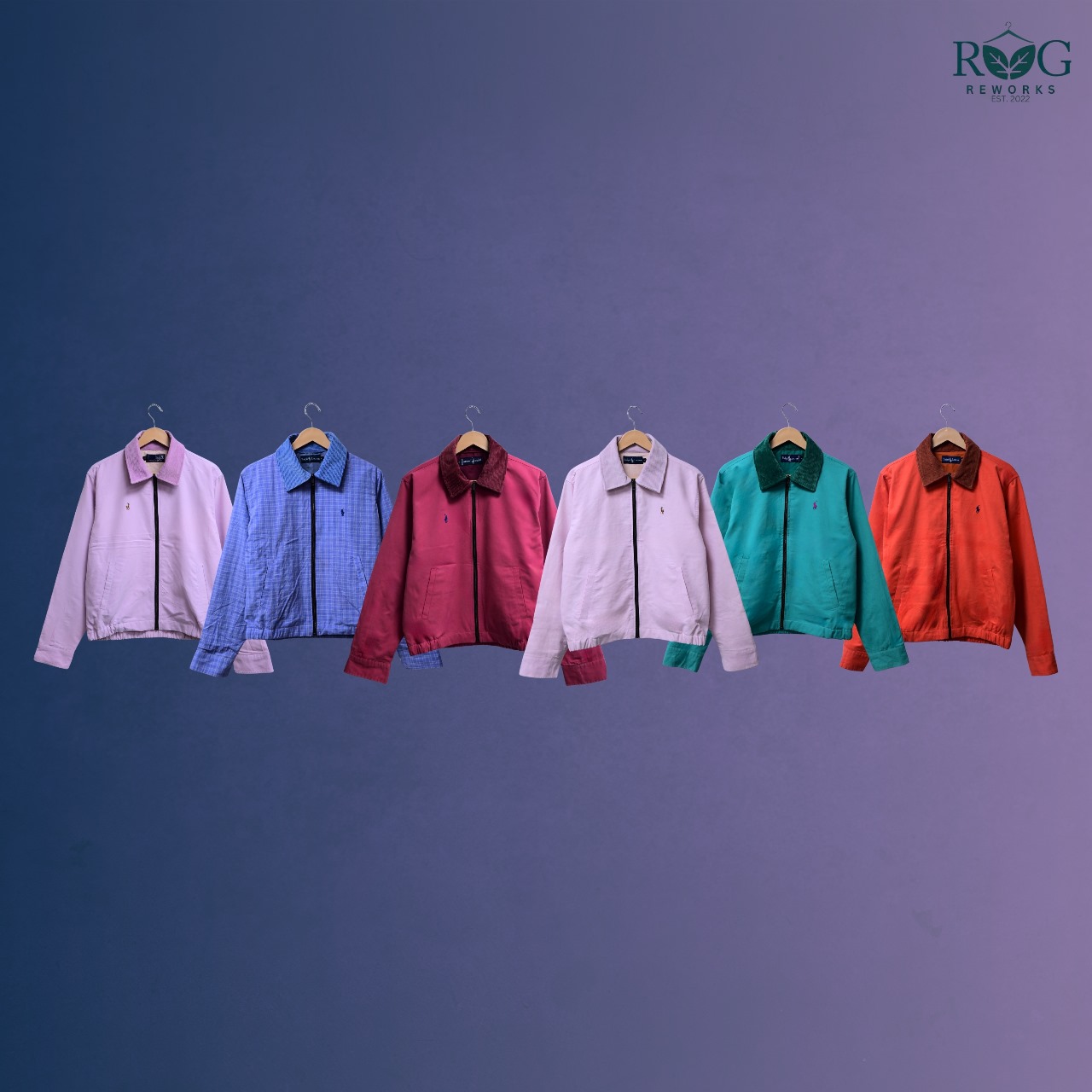 Umgearbeitetes Ralph Lauren Harrington-Stil Jacket