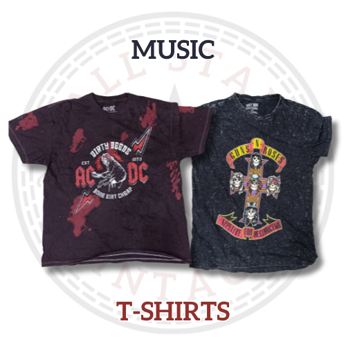 T-shirts de musique