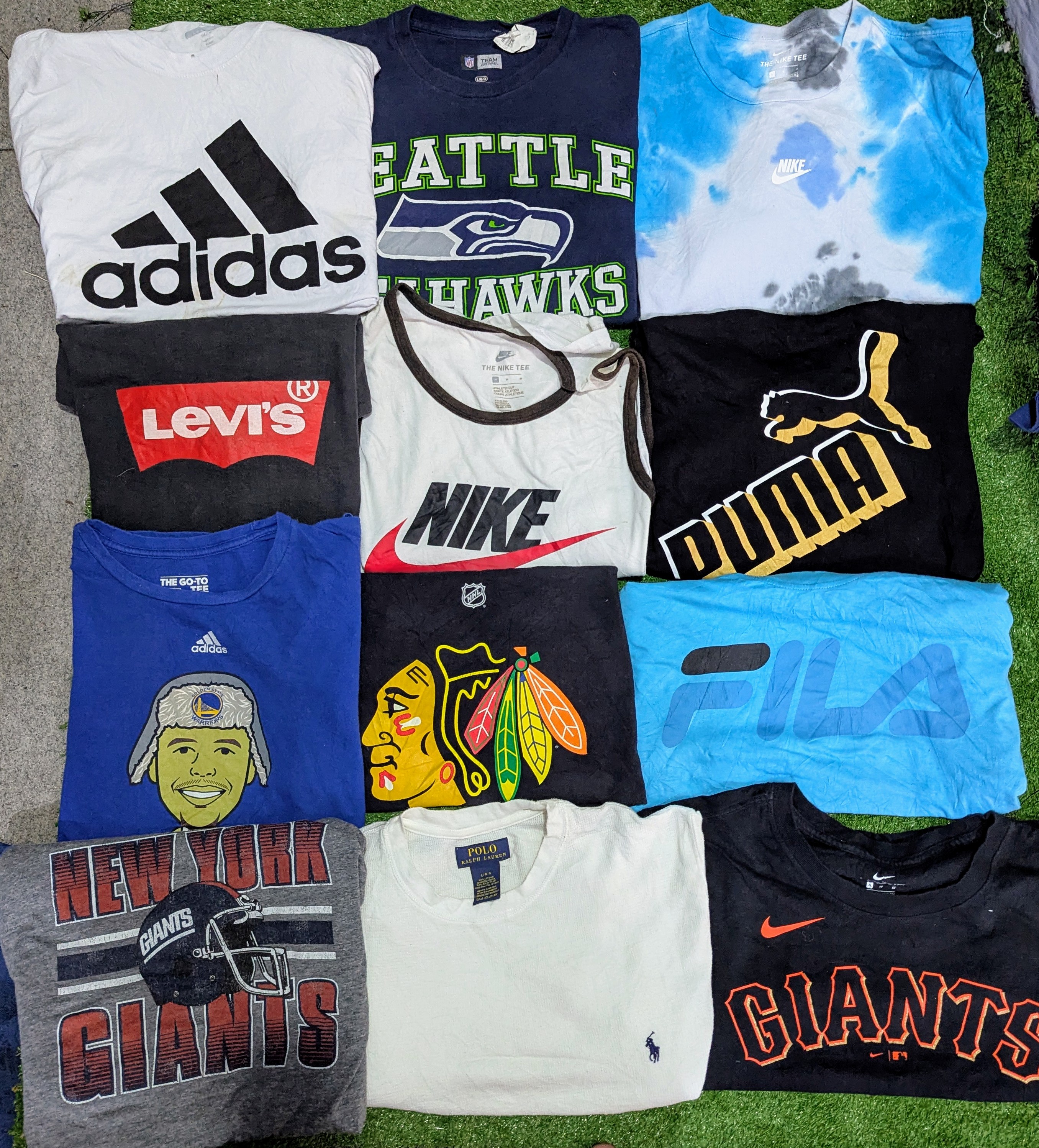 Mix branded T shirts 87 pcs