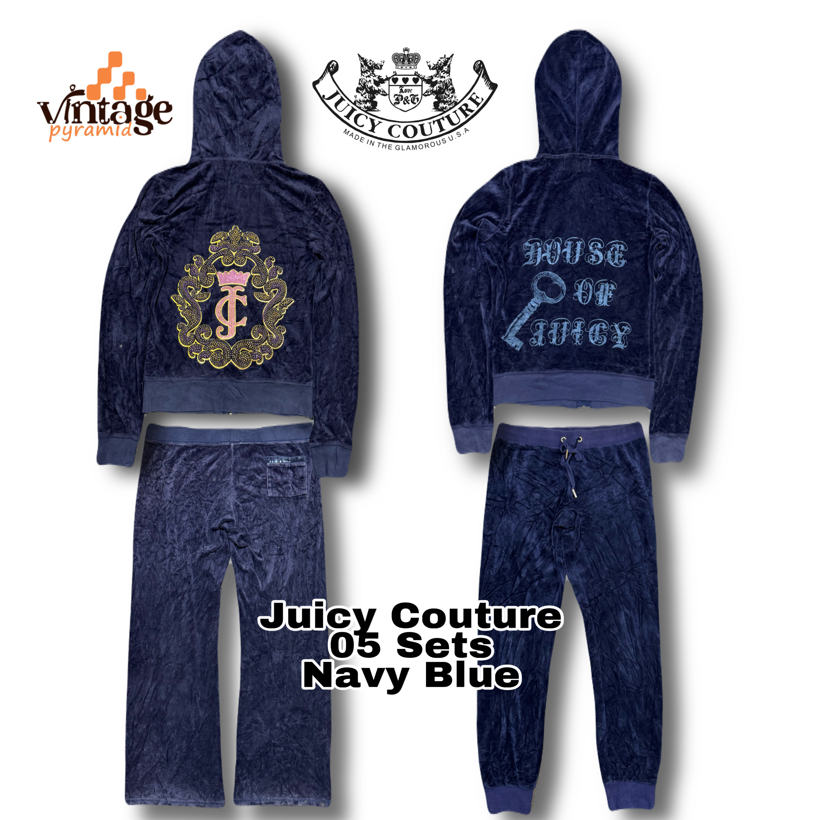 VP099 Juicy Couture Azul Marinho 05 Conjuntos