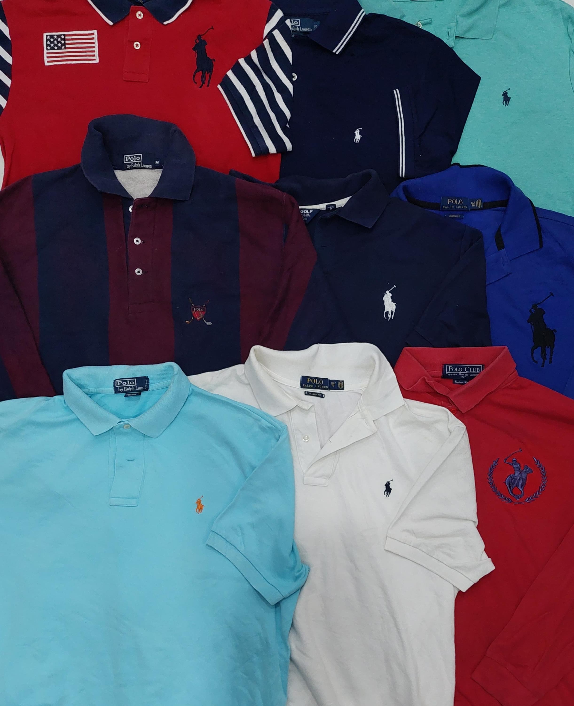 Chemises Polo Ralph Lauren de marque - 20 pièces