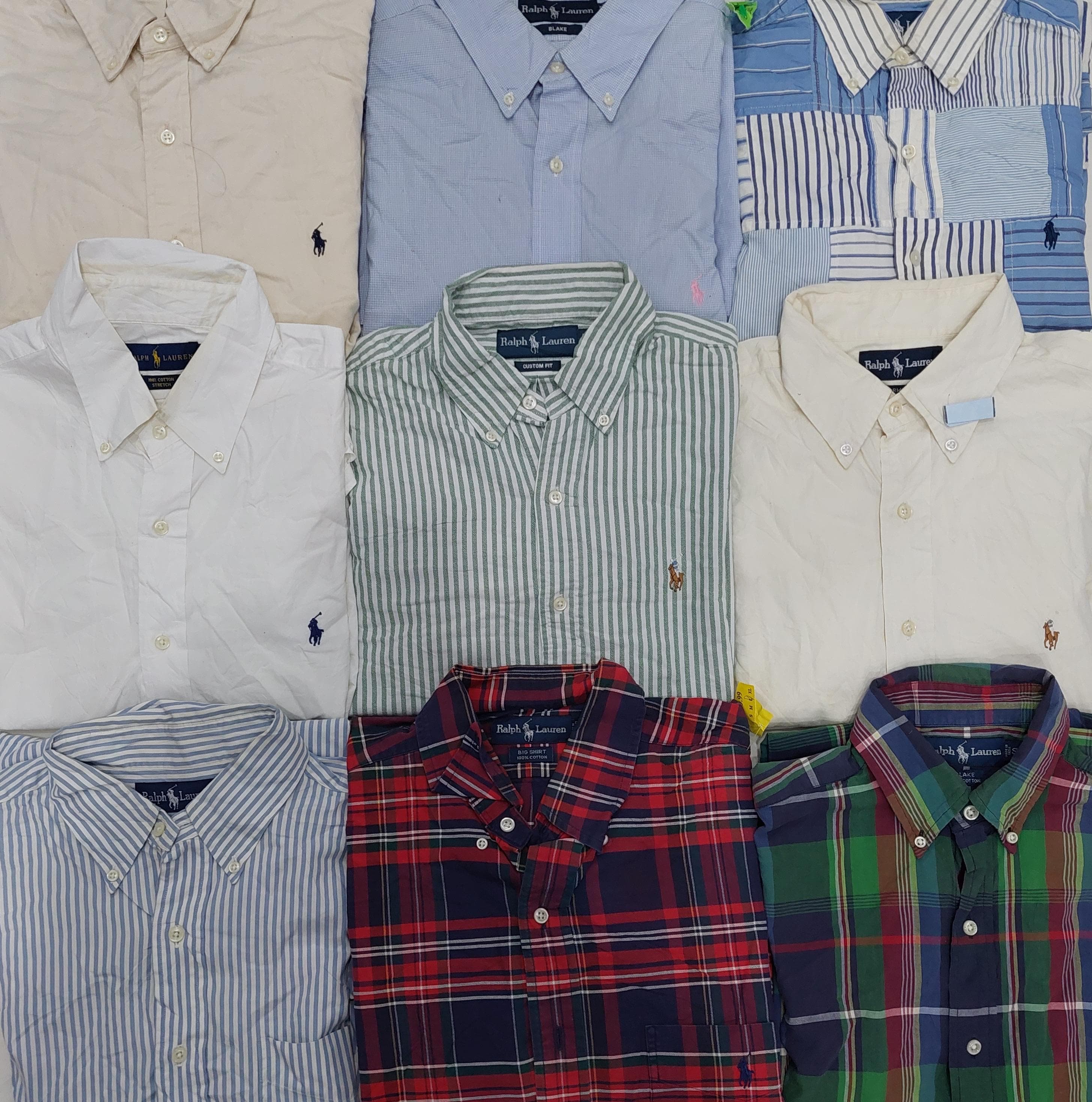 Branded Polo Ralph Lauren Button up Shirts - 25 Pieces