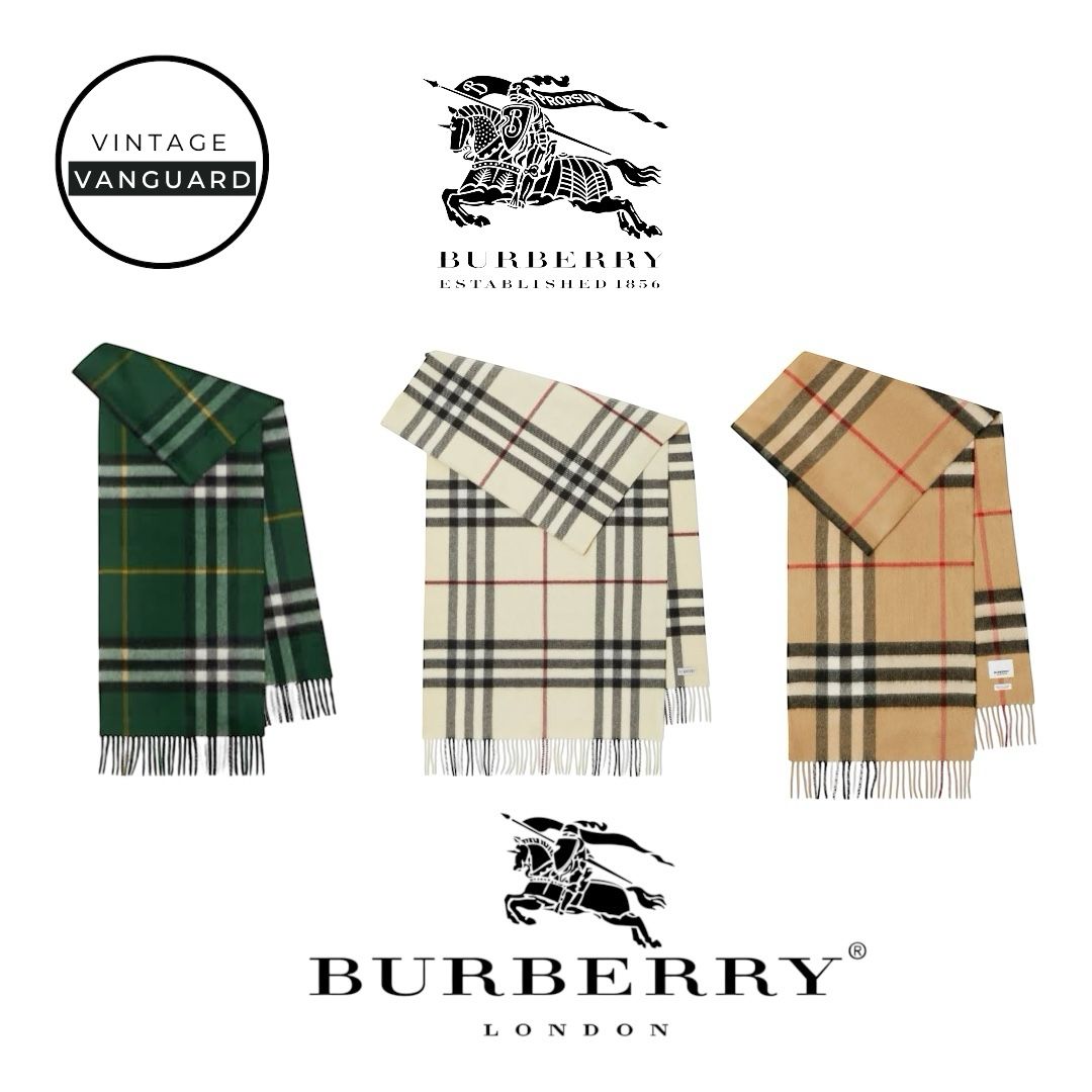 Burberry Schals 100% Original: 10 Stück