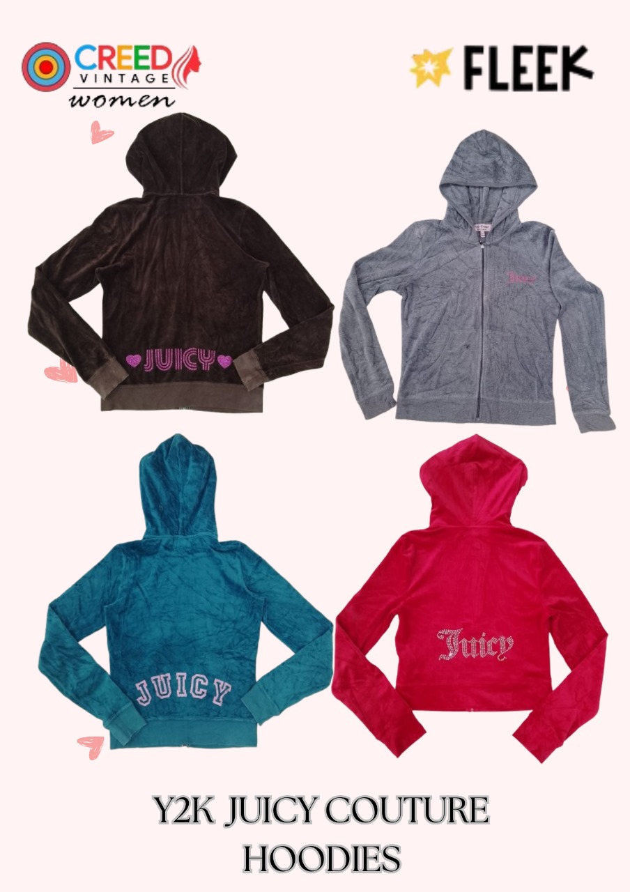 CR3671 Y2K Sweats à capuche Juicy - 15 pièces