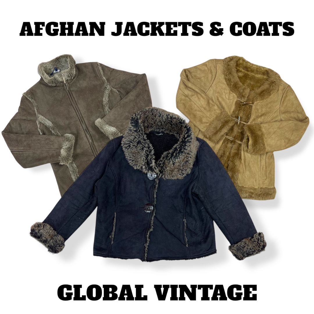 Afghan Coats And Jackets - 16 Pieces