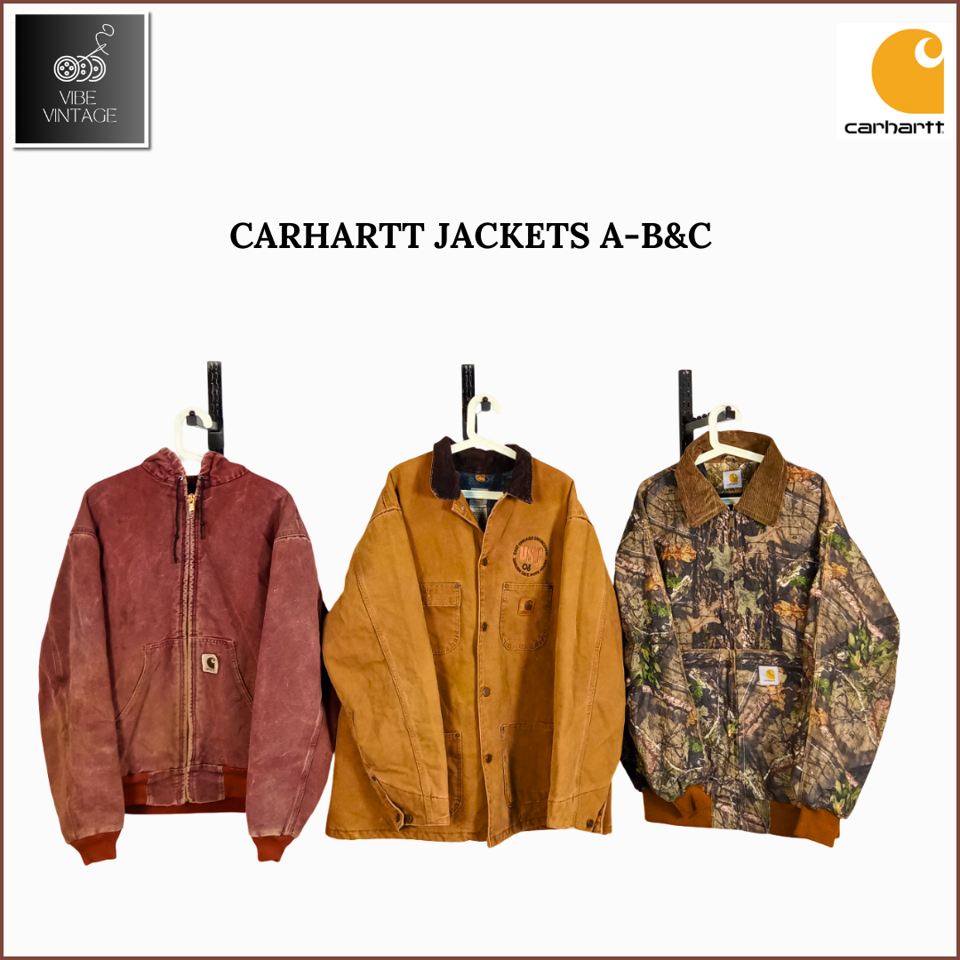 CARHARTT JACKETS (A B & C GRADE) - 09 PCS