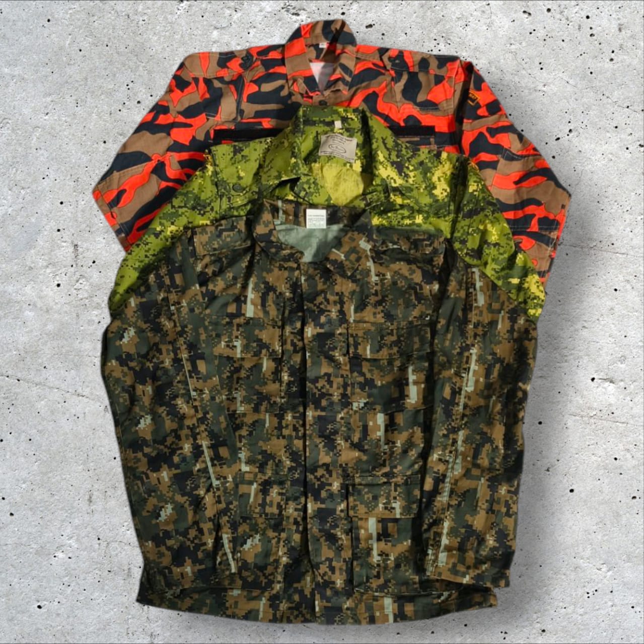 Army men shirt 21pcs