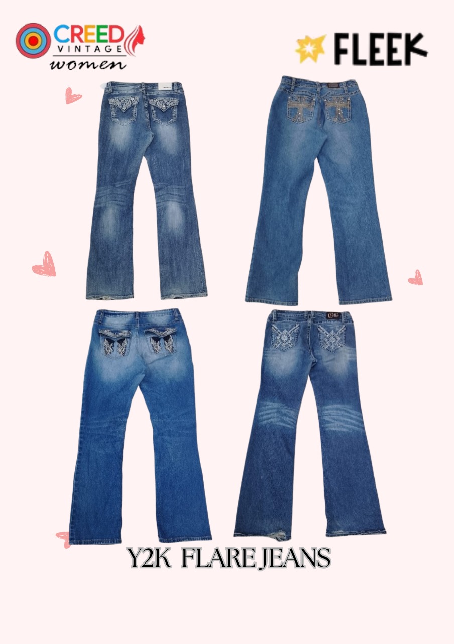 CR3683 Y2K Flare Jeans - 30 Stück