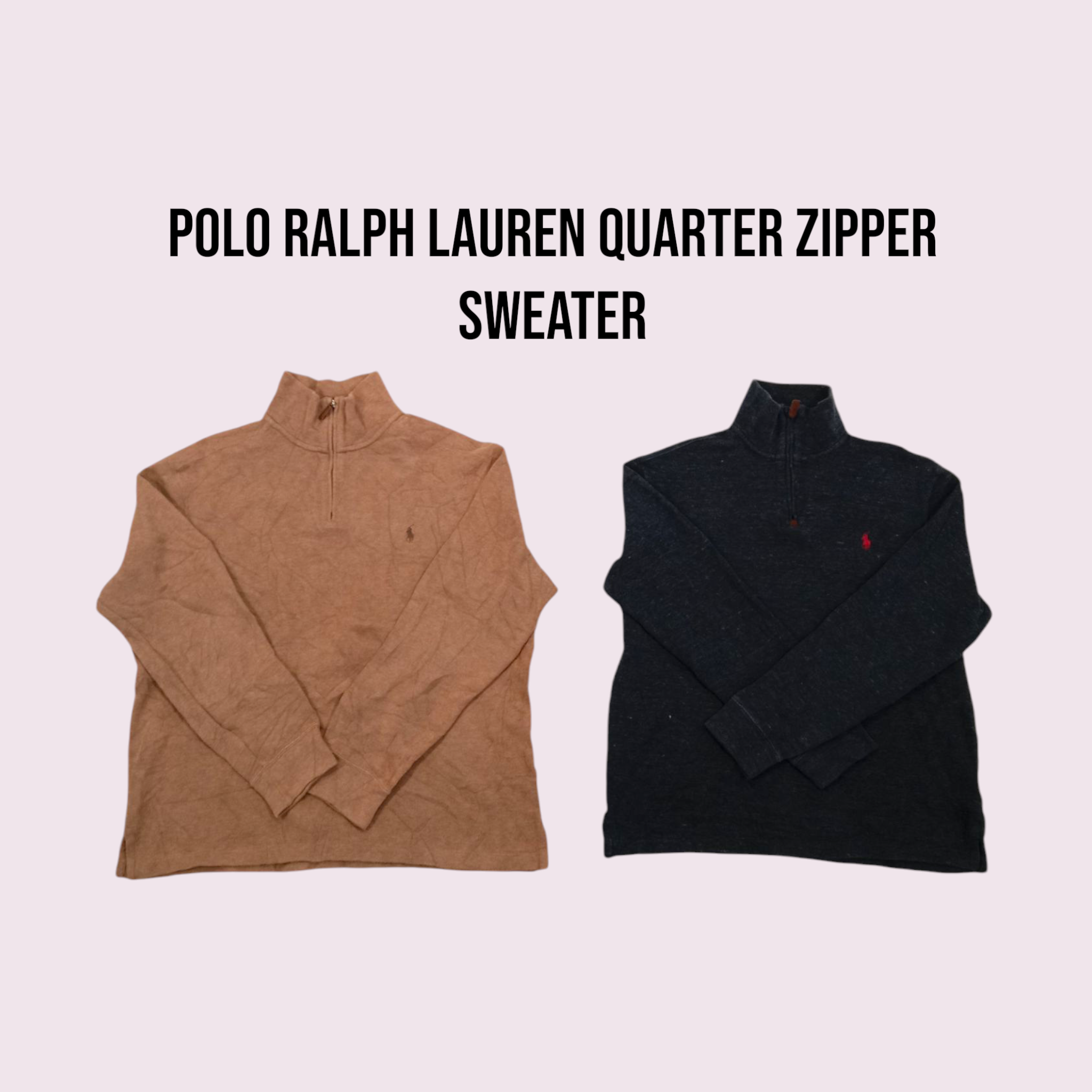 Polo Ralph Lauren pull zippé 1/4