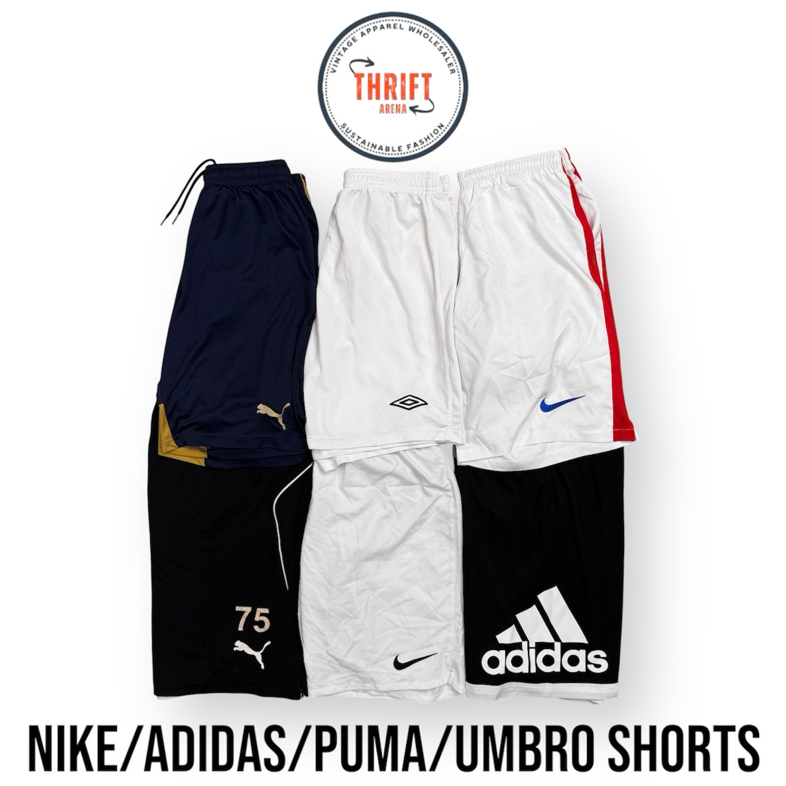 #VV792 Nike/Adidas/Puma/Umbro Shorts 35 Stück