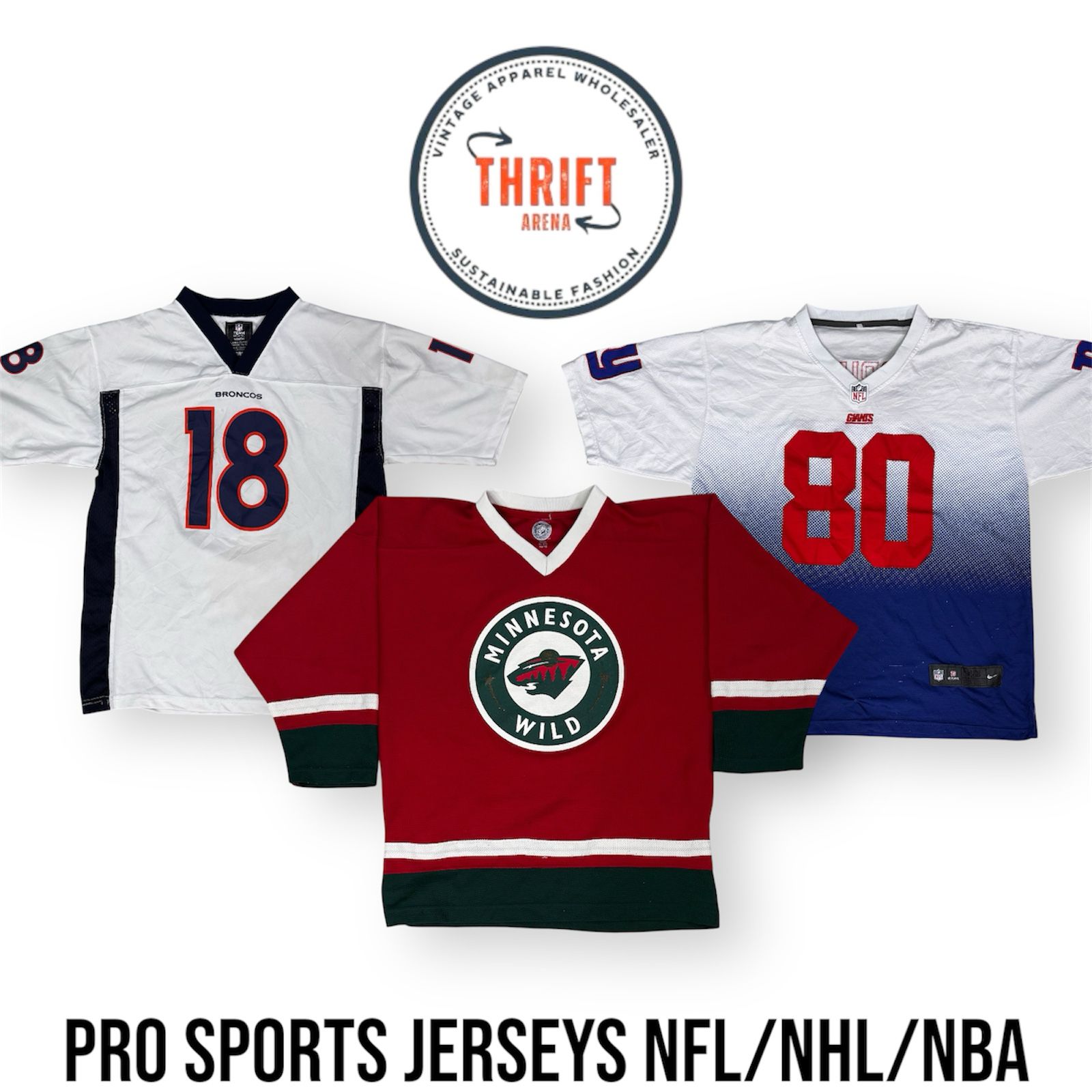 #VV796 Pro Sports Jerseys NFL/NHL/NBA 50 Stück