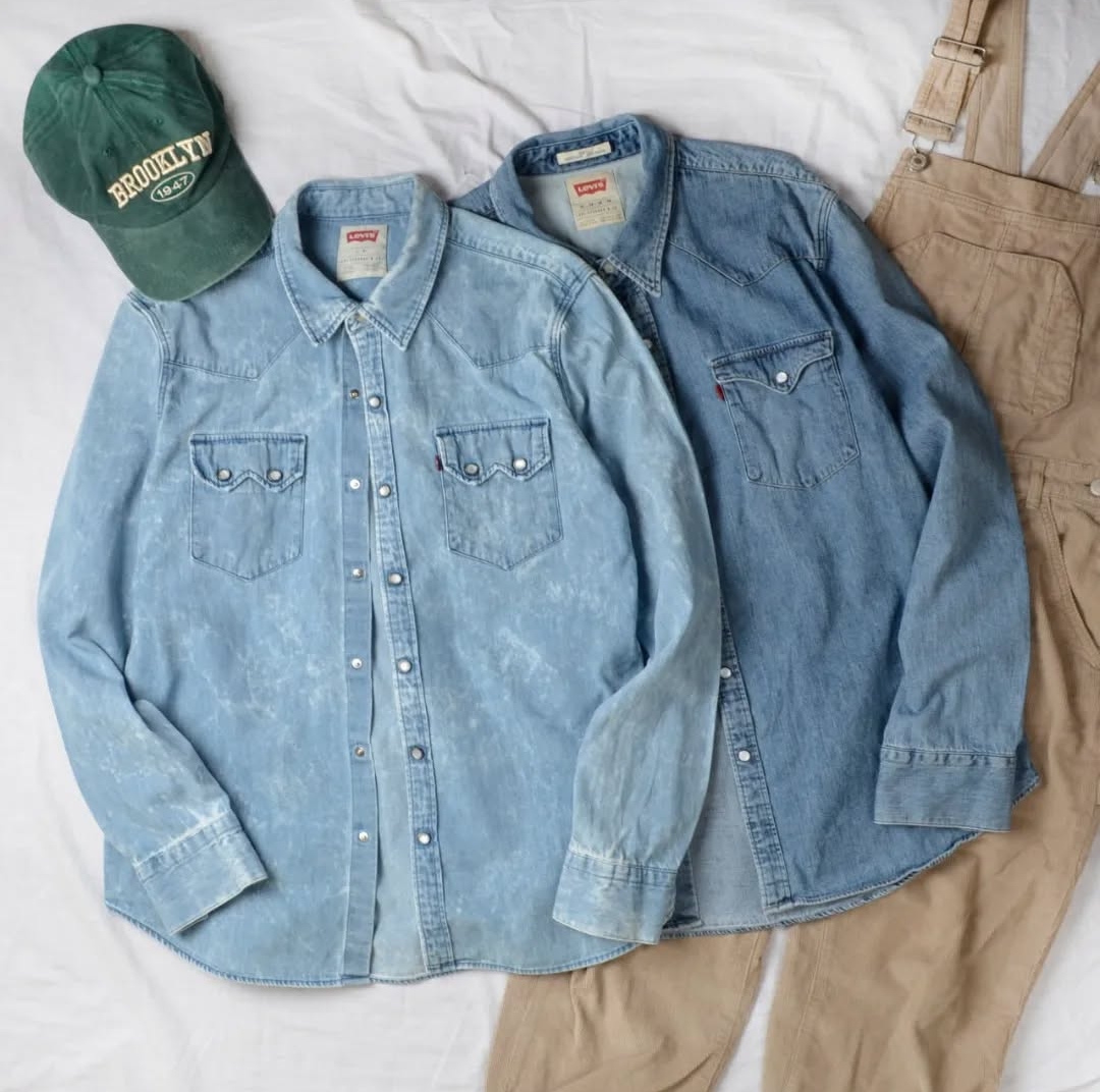 Levis denim shirts