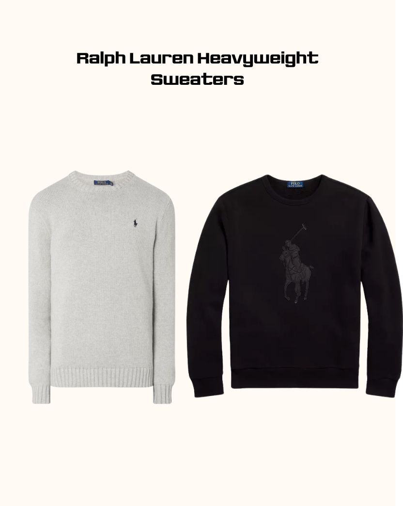 suéteres pesados Ralph Lauren