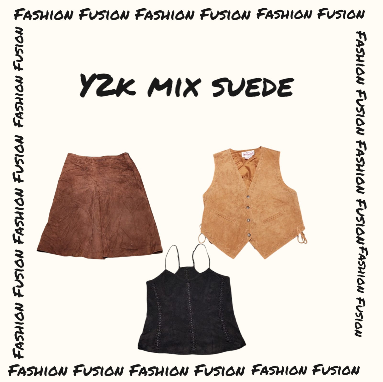 (FF-645) y2k mix suede items