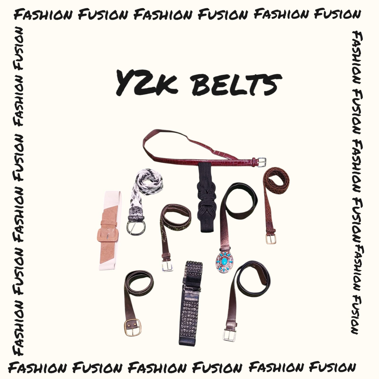 (FF-647) y2k unique belts