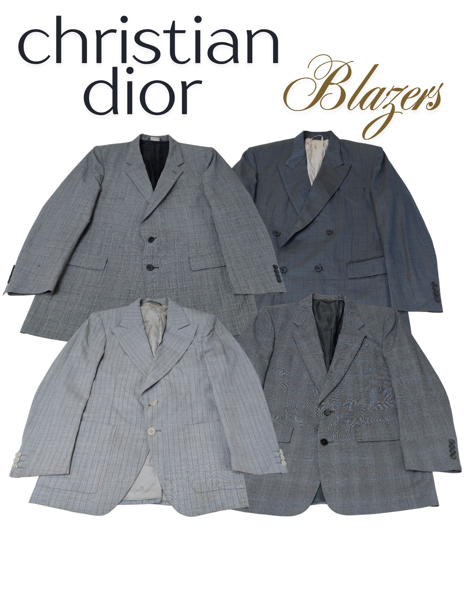 CHRISTIAN DIOR BLAZERS