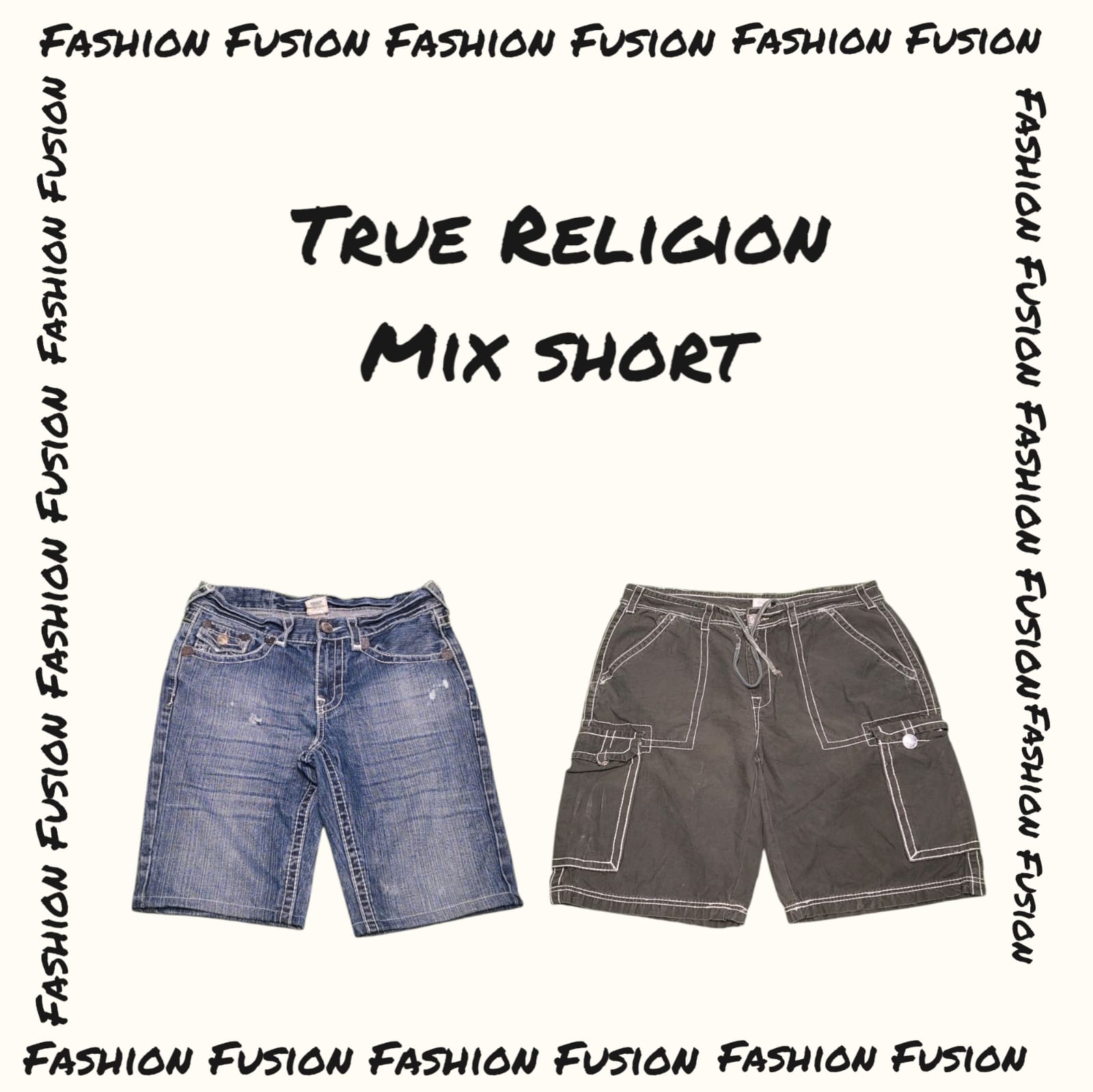 (FF-649) True Religion Mix Shorts