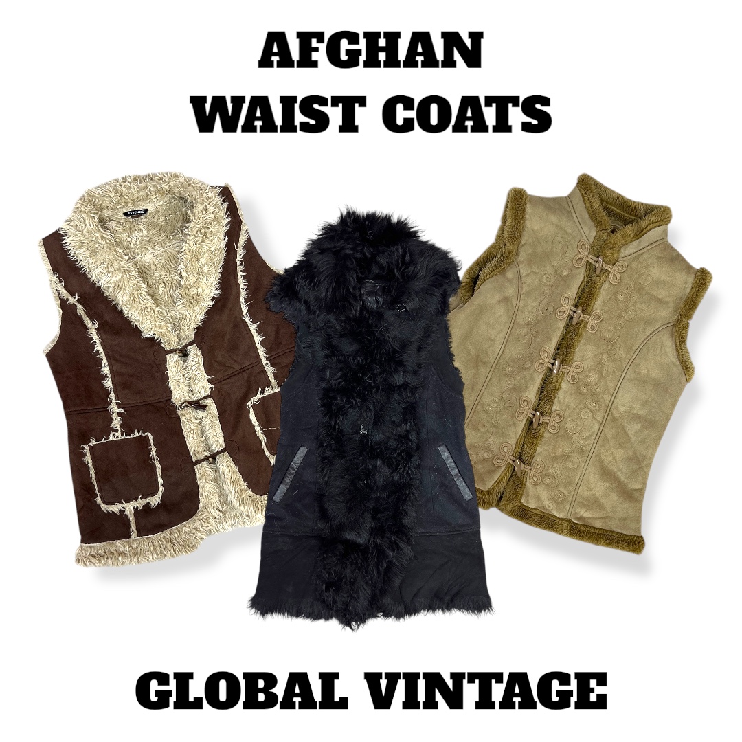 Afghan Waist Coats - 16 Piece